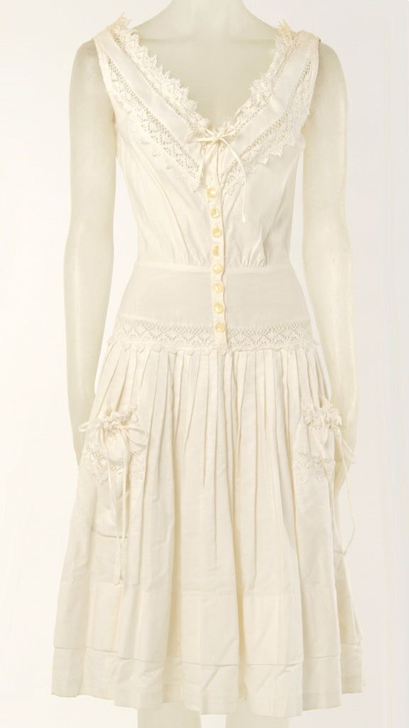 LACE POCKET DRESS sold by Norma Kamali