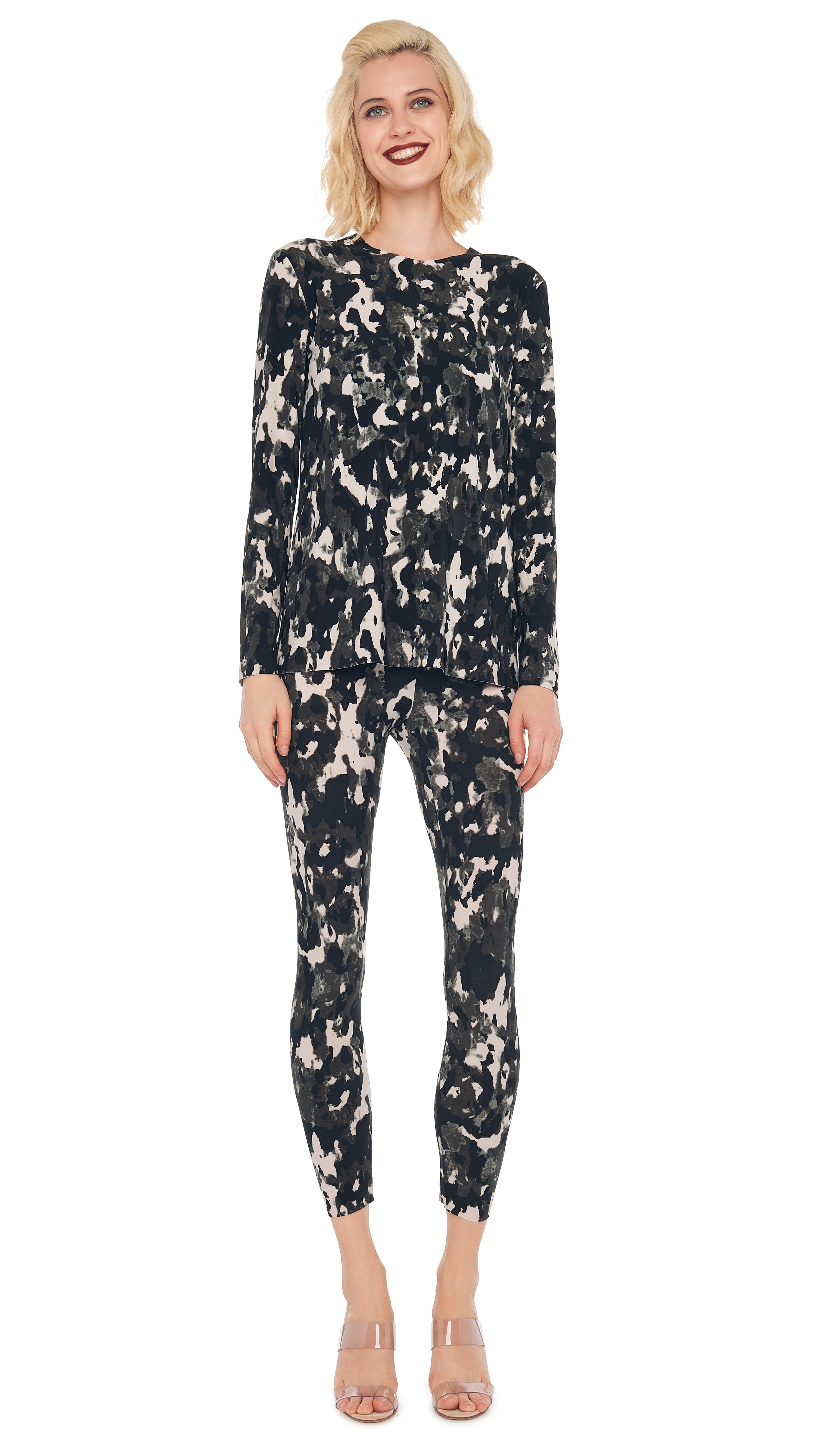 LONG SLEEVE CREW TOP sold by Norma Kamali