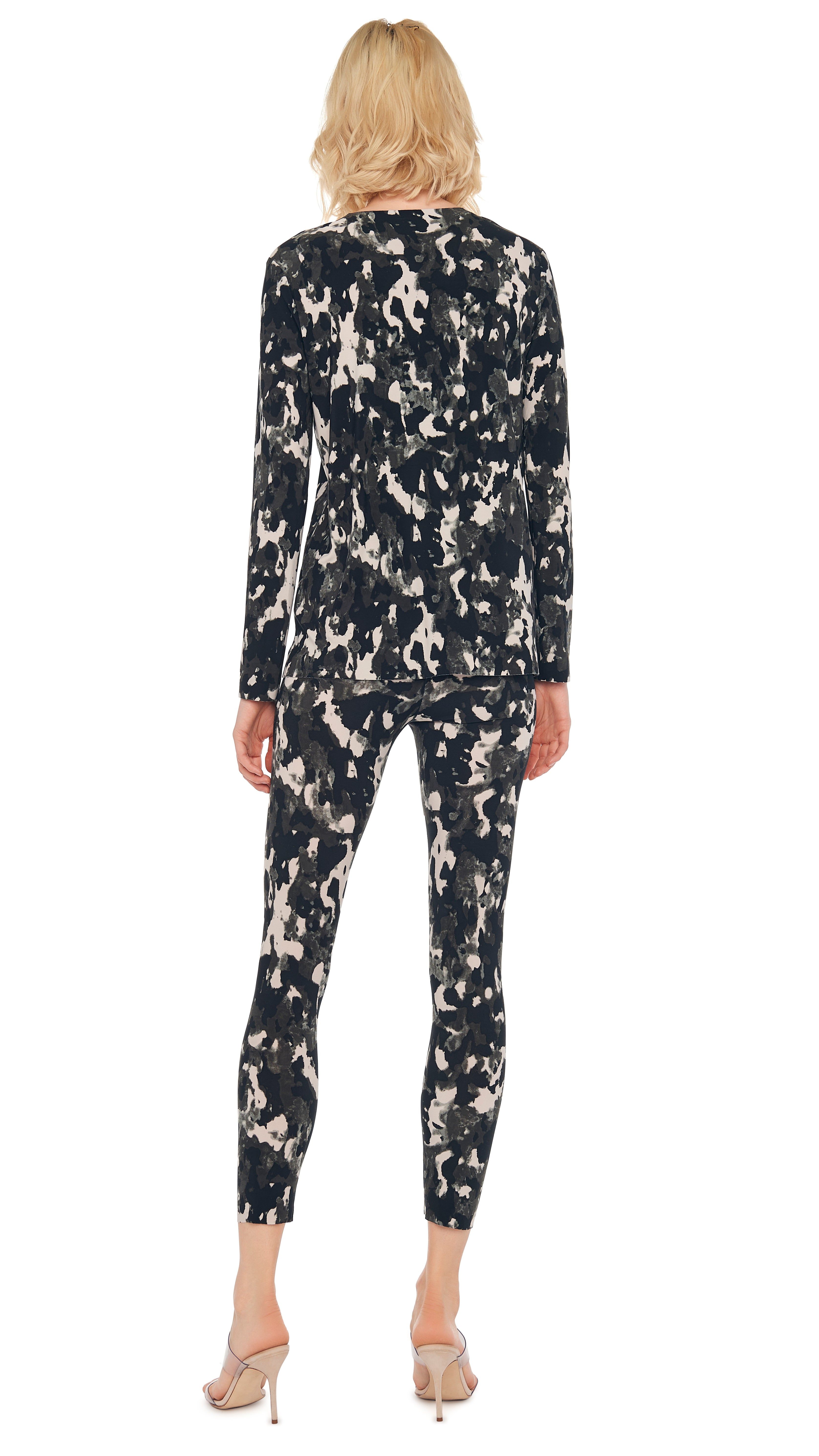 LONG SLEEVE CREW TOP sold by Norma Kamali product image thumbnail 3