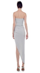 SIDE DRAPE LONG SKIRT sold by Norma Kamali