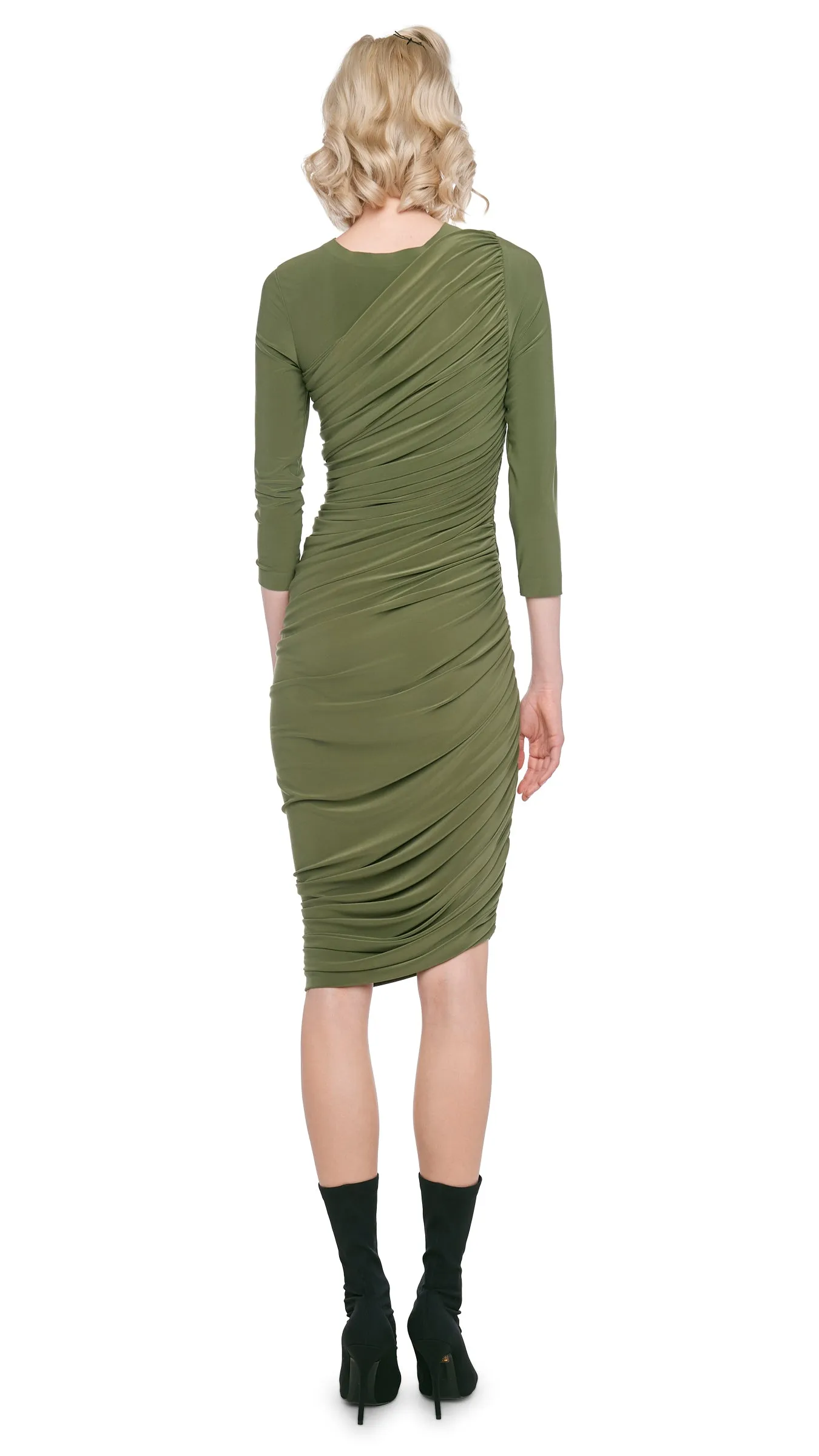 LONG SLEEVE DIANA DRESS sold by Norma Kamali product image thumbnail 3