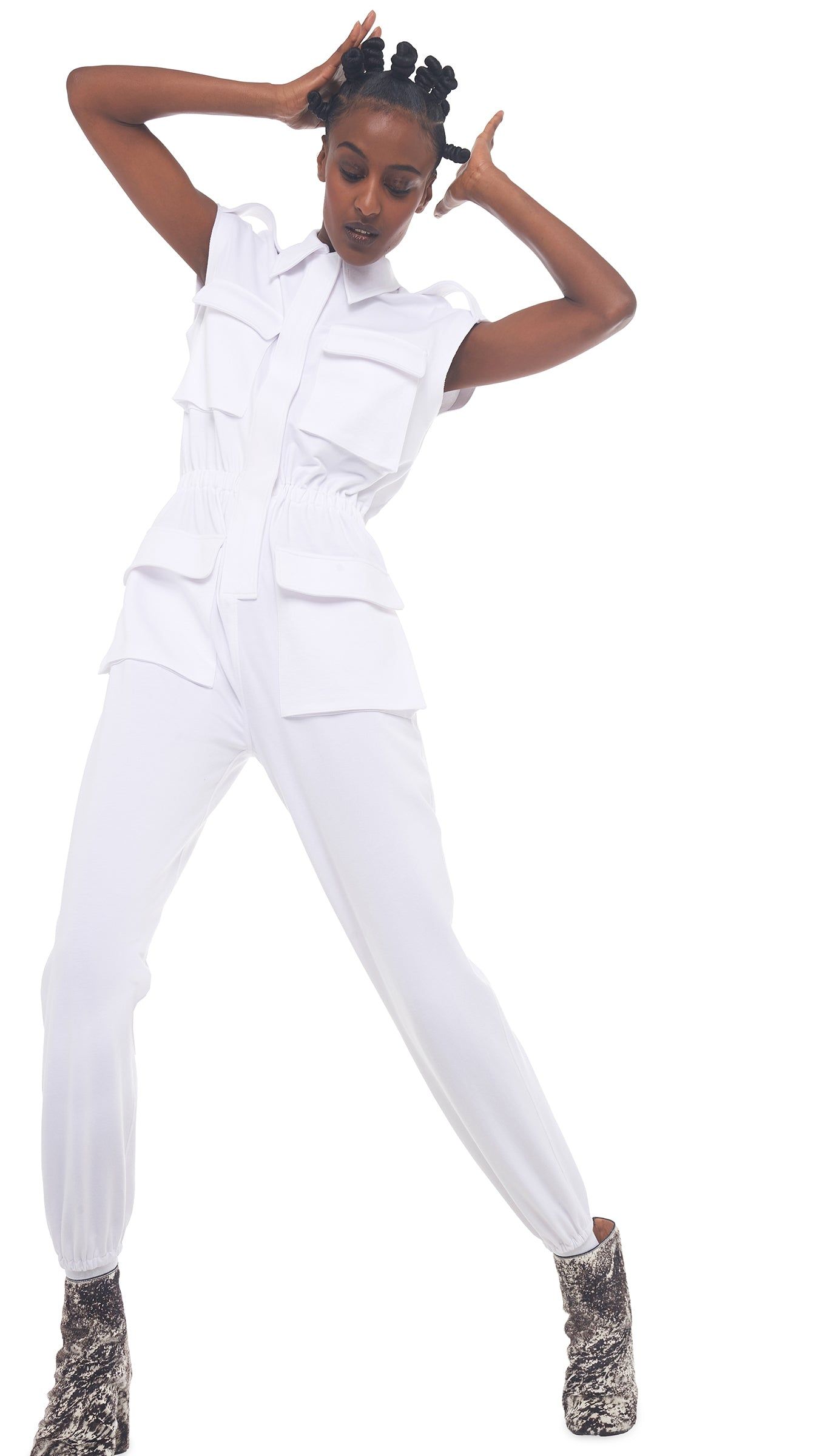 NK CARGO JUMPSUIT sold by Norma Kamali product image thumbnail 5