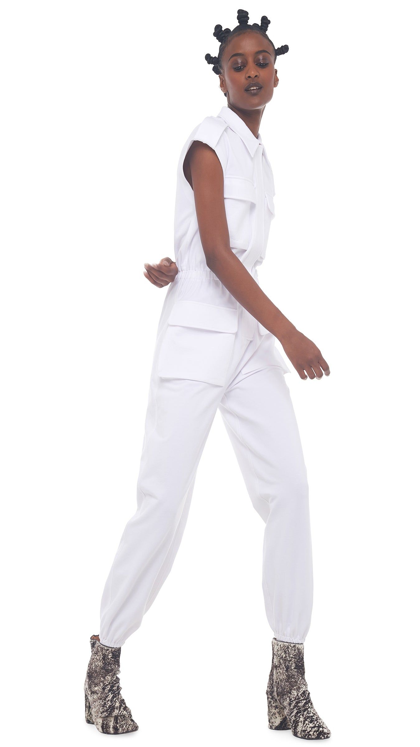 NK CARGO JUMPSUIT sold by Norma Kamali product image thumbnail 4