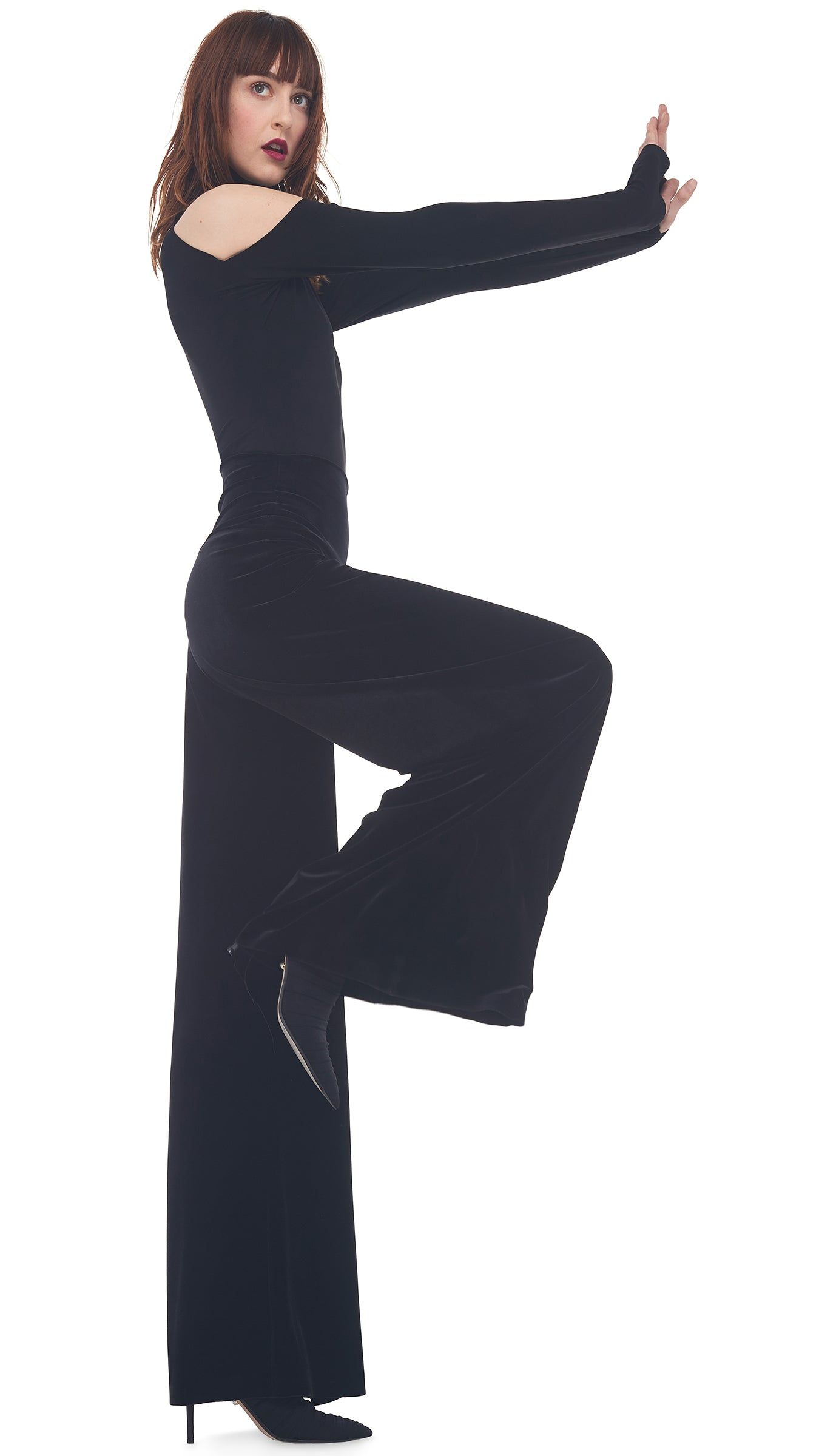 OPEN SHOULDER TURTLE TOP sold by Norma Kamali product image thumbnail 4