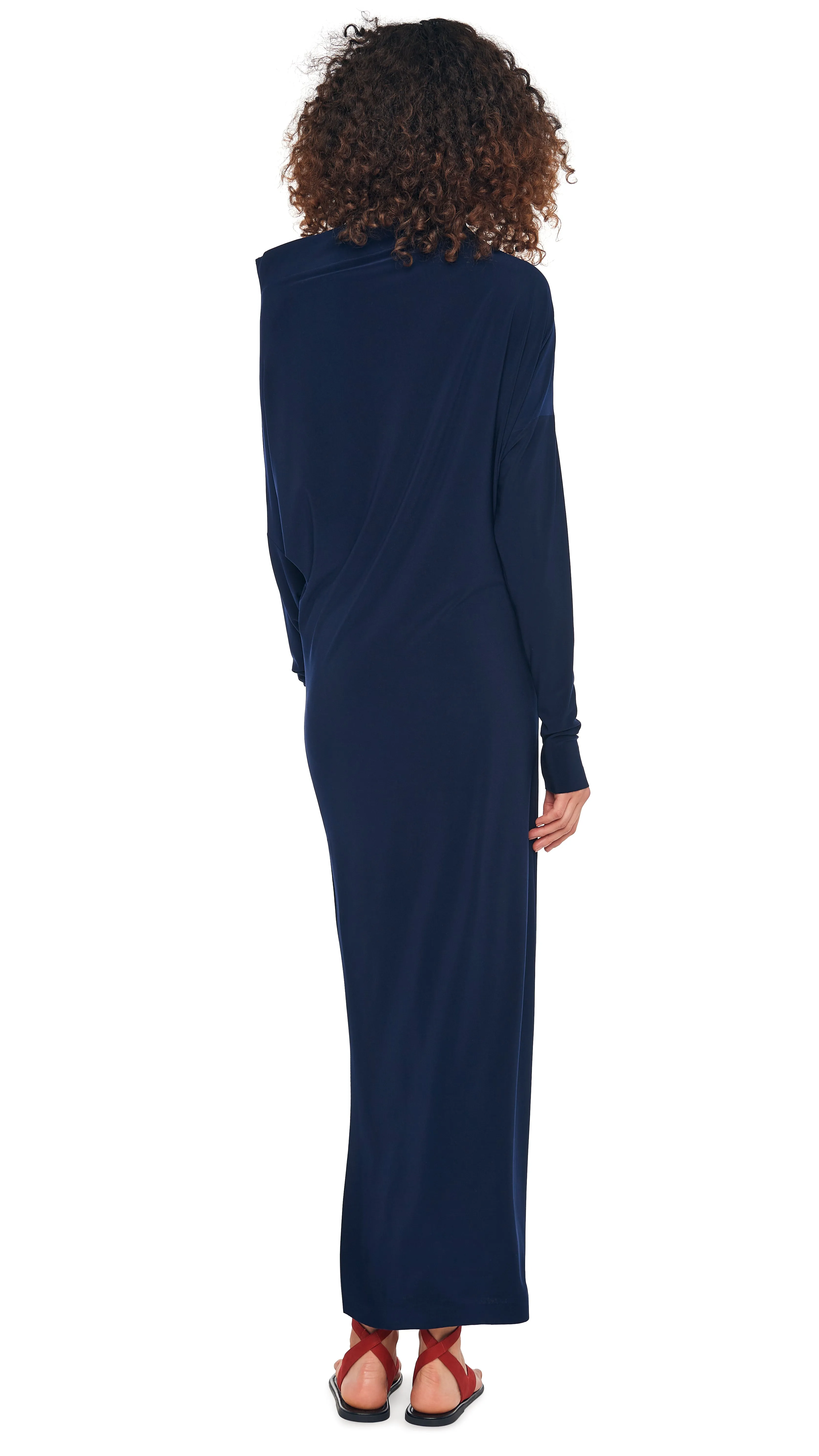 ALL IN ONE SIDE SLIT GOWN sold by Norma Kamali product image thumbnail 3