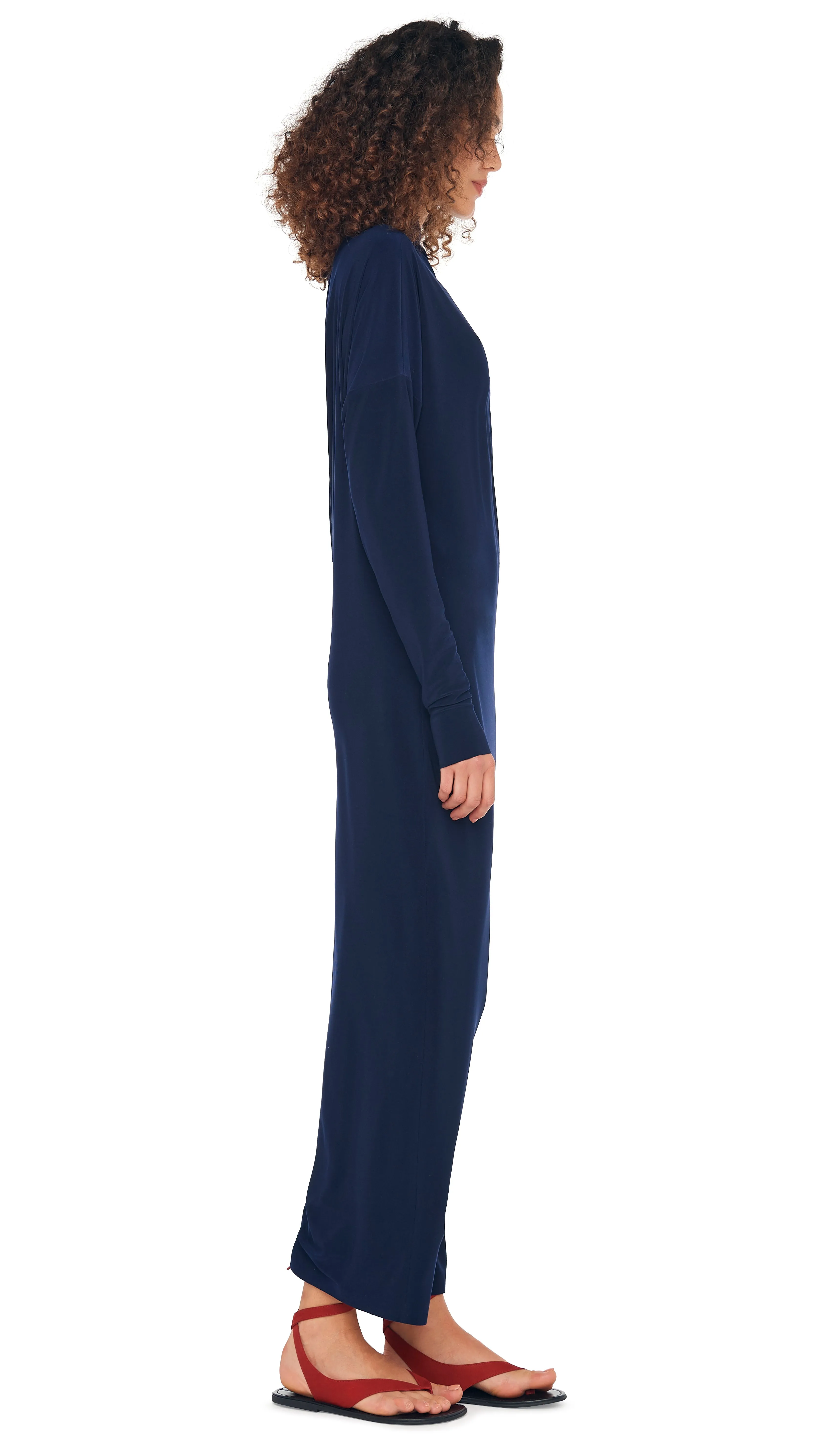 ALL IN ONE SIDE SLIT GOWN sold by Norma Kamali product image thumbnail 4