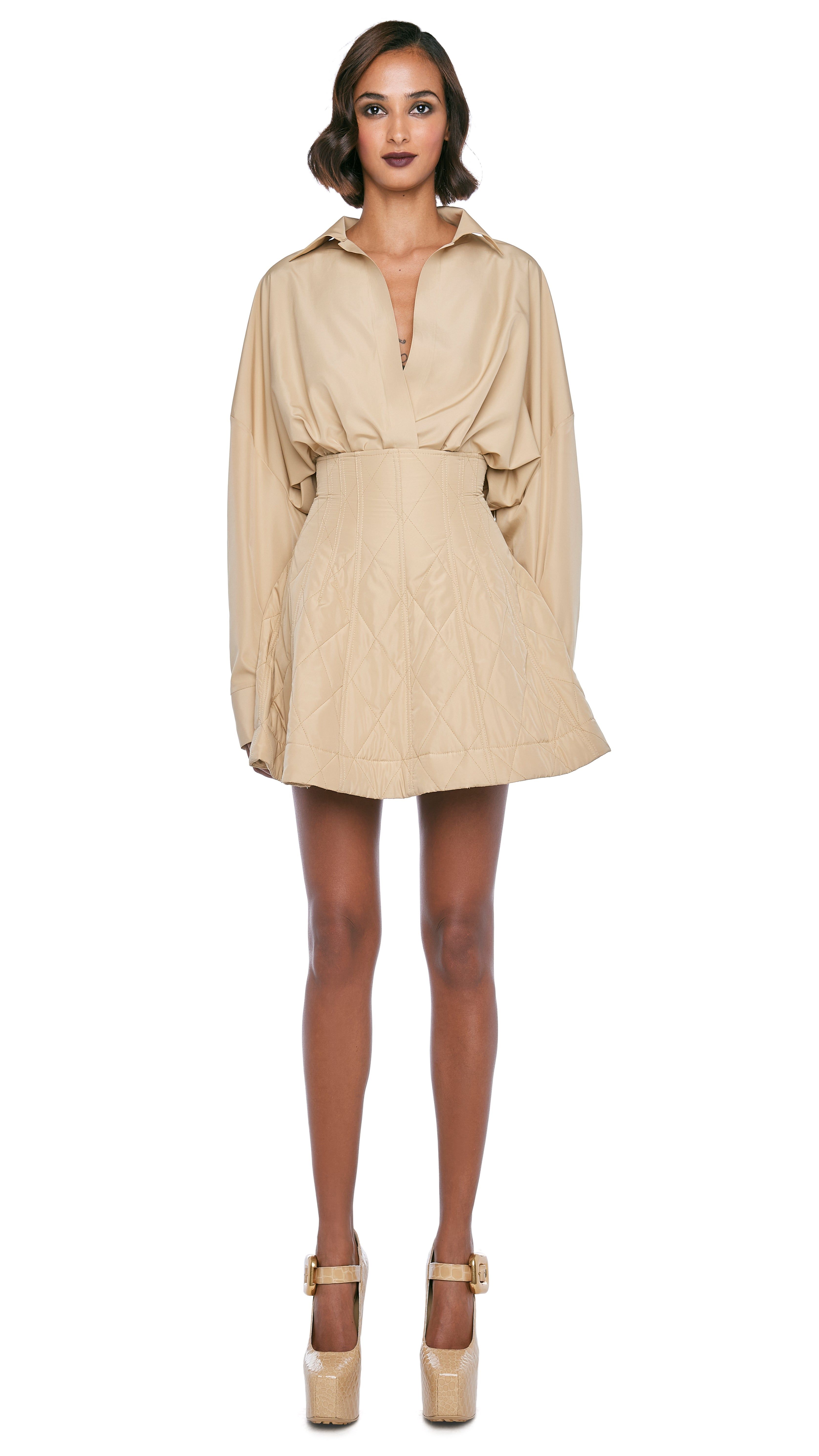 SUPER OS BF NK SHIRT BODYSUIT sold by Norma Kamali