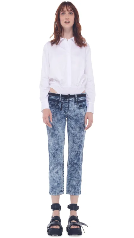 BOYFRIEND NK SHIRT BODYSUIT sold by Norma Kamali