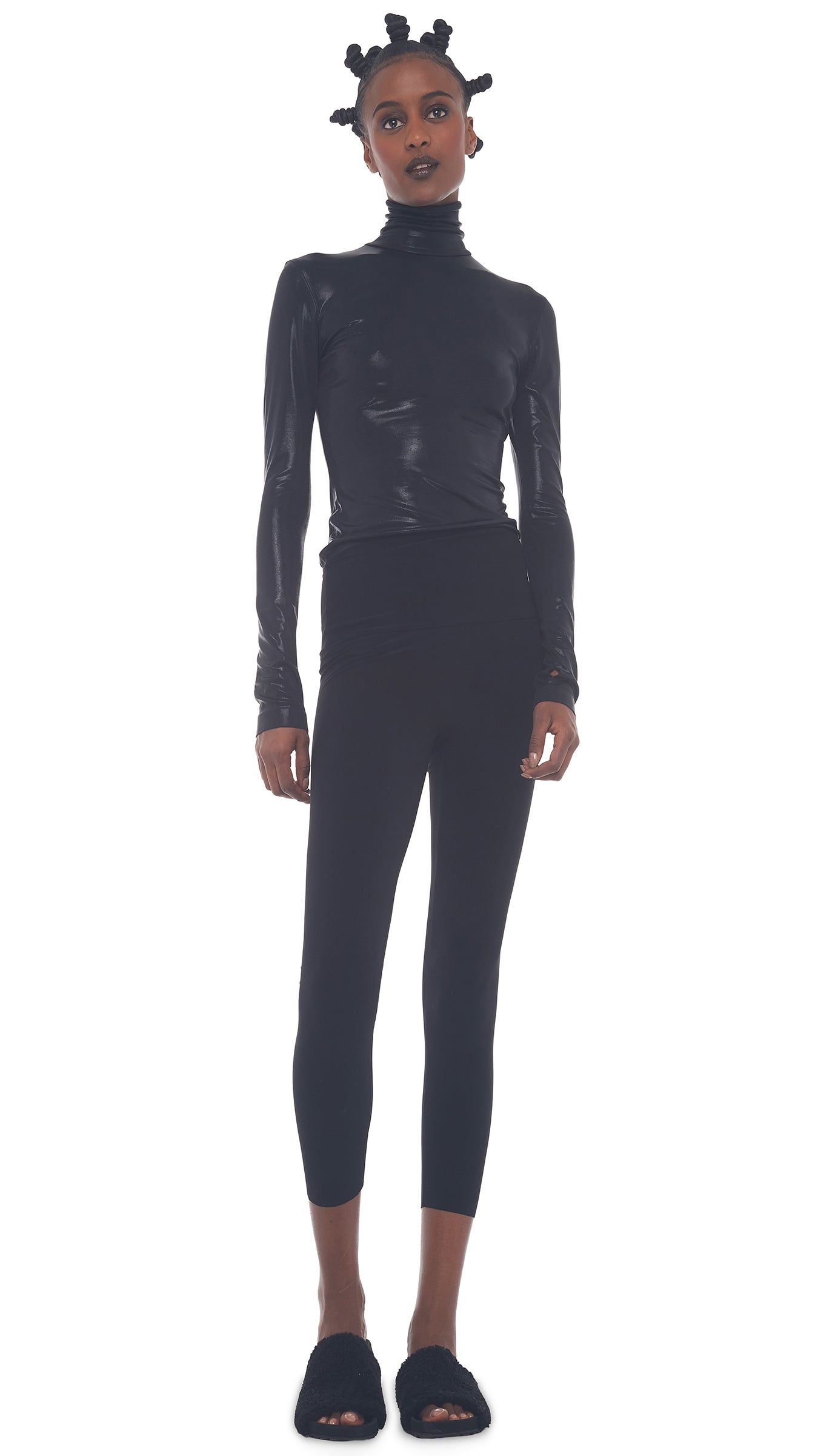 LONG SLEEVE TURTLE TOP sold by Norma Kamali