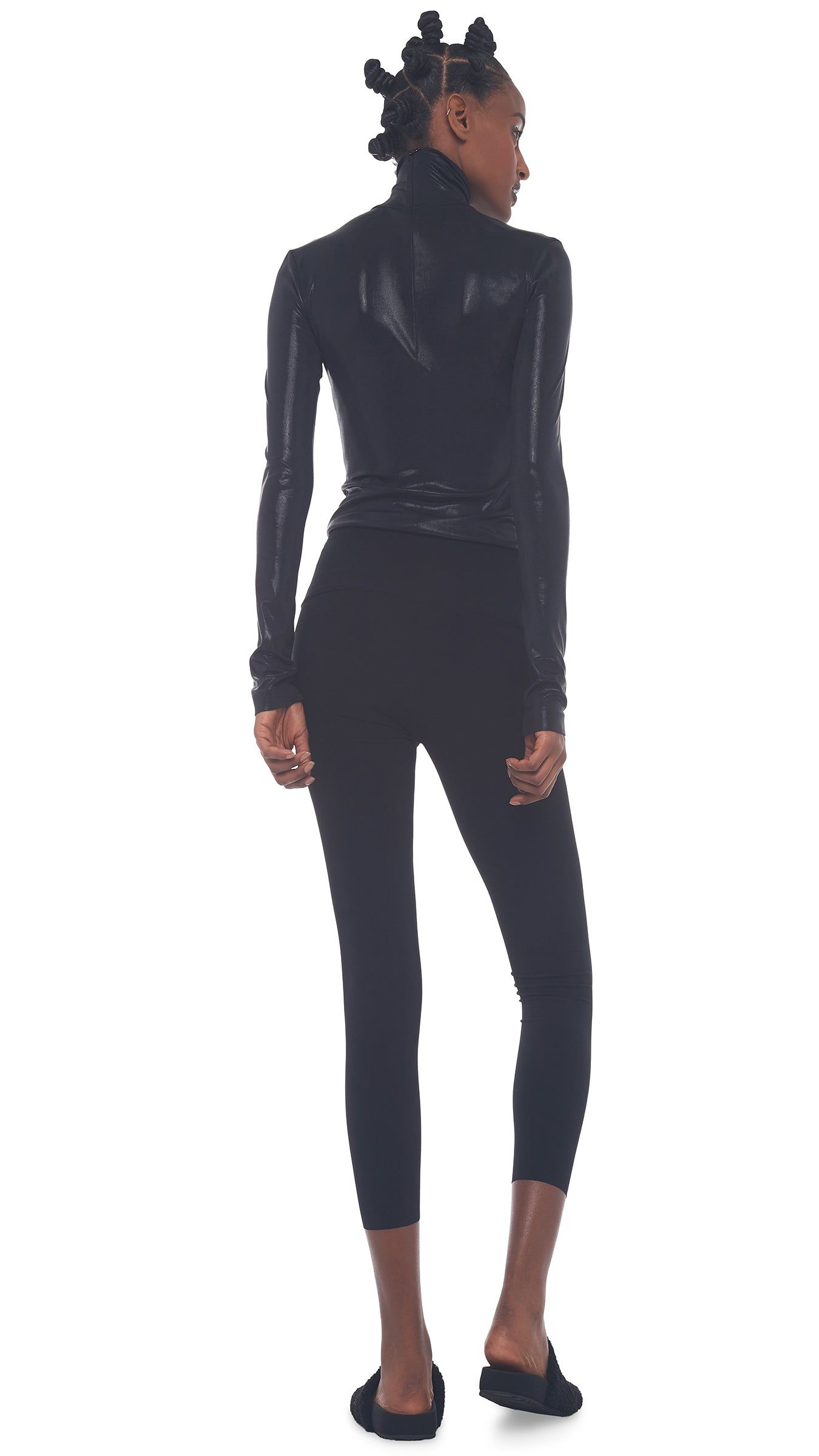 LONG SLEEVE TURTLE TOP sold by Norma Kamali product image thumbnail 3