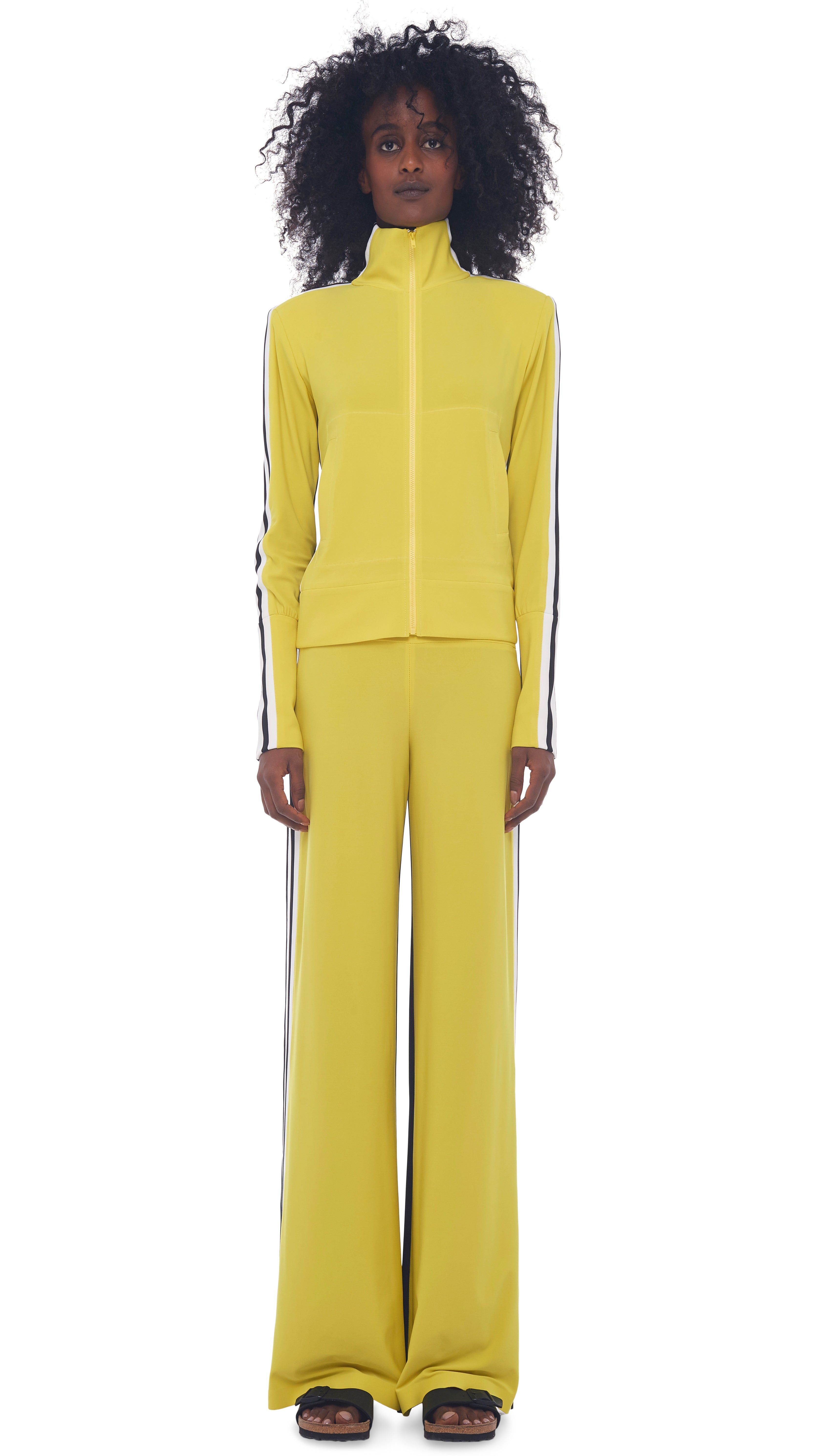 SIDE STRIPE STRAIGHT PANT sold by Norma Kamali product image thumbnail 2