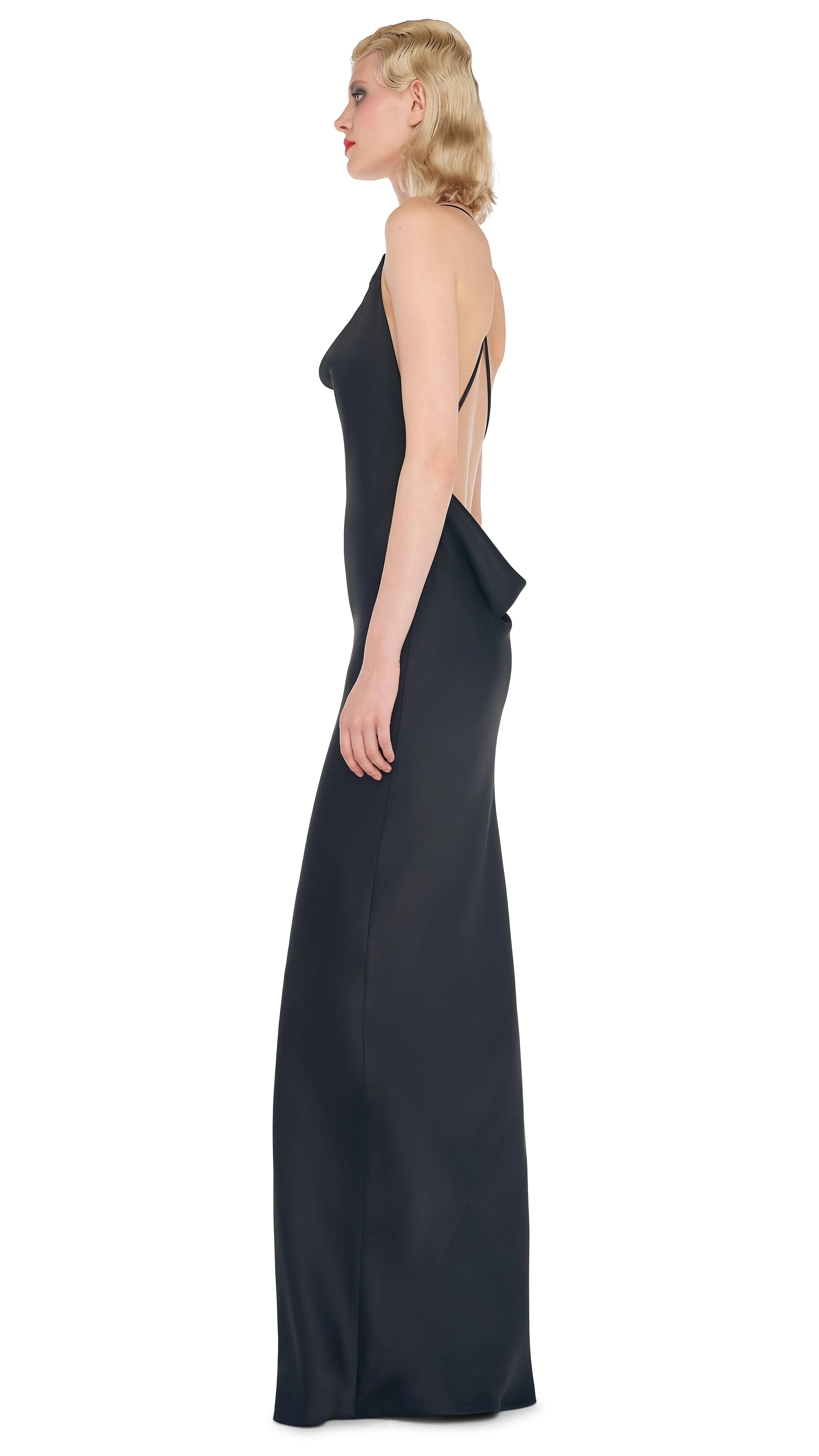 CROSS BACK BIAS GOWN sold by Norma Kamali product image thumbnail 2