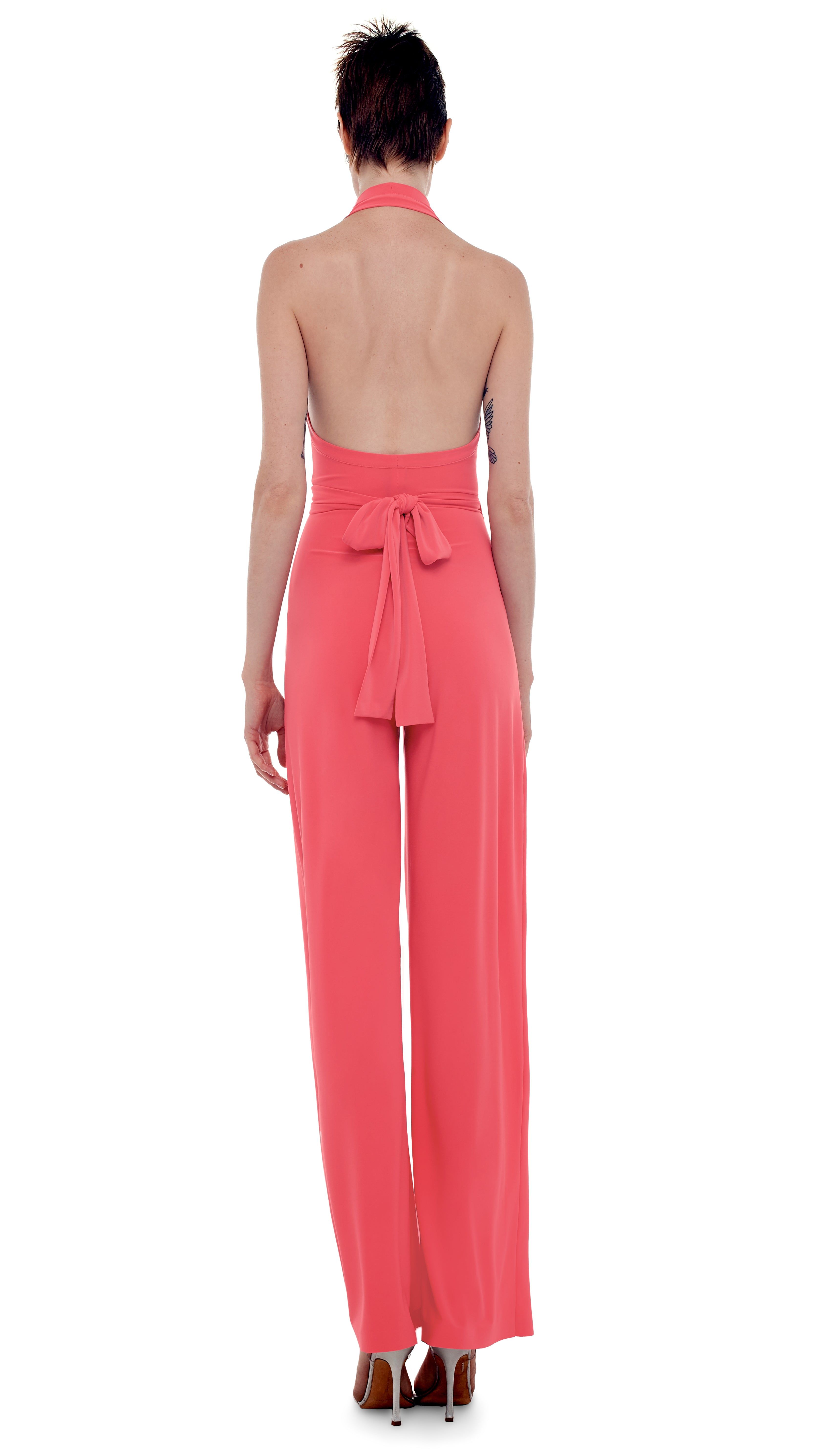 HALTER WRAP JUMPSUIT sold by Norma Kamali product image thumbnail 3