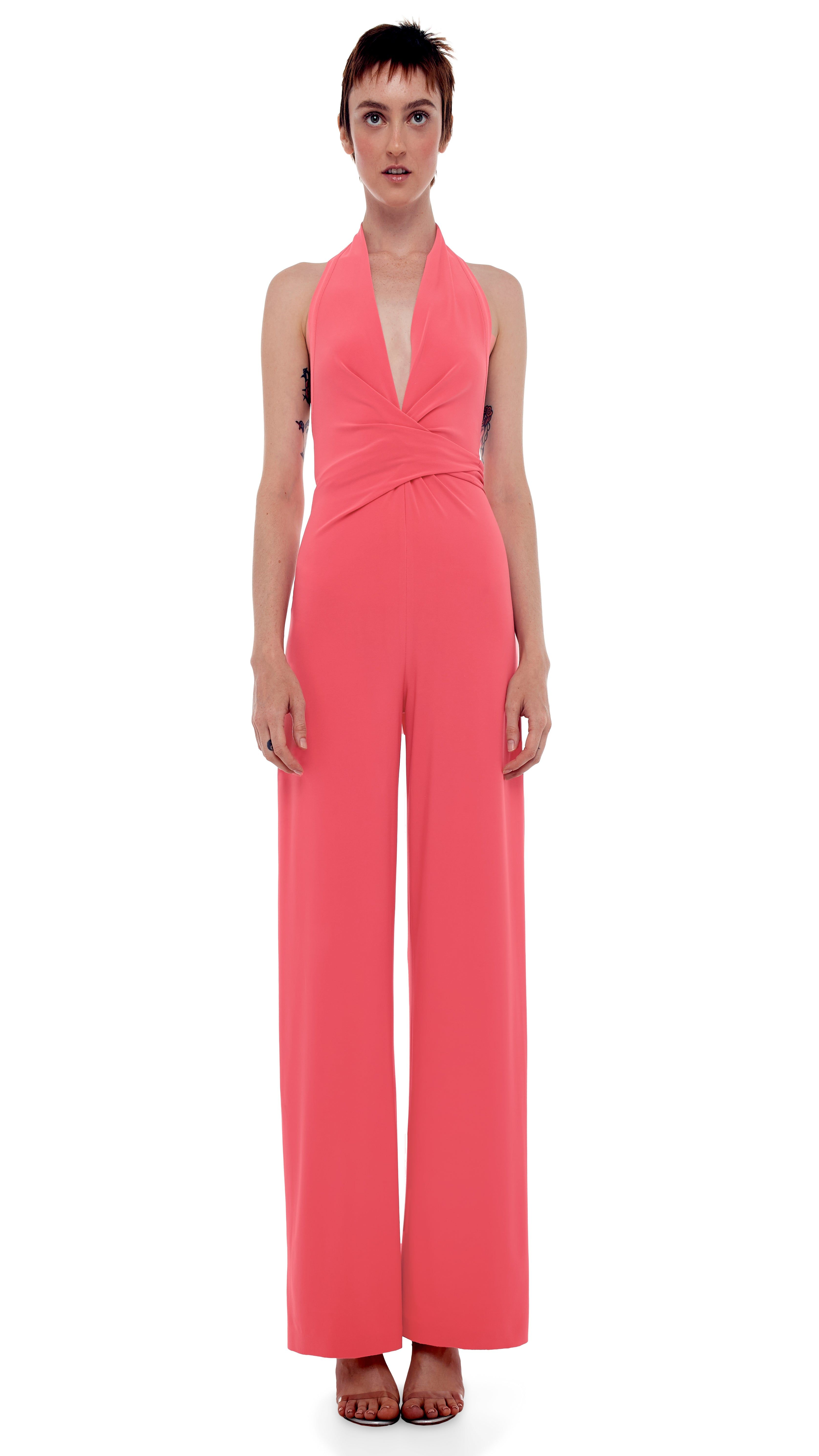 HALTER WRAP JUMPSUIT sold by Norma Kamali