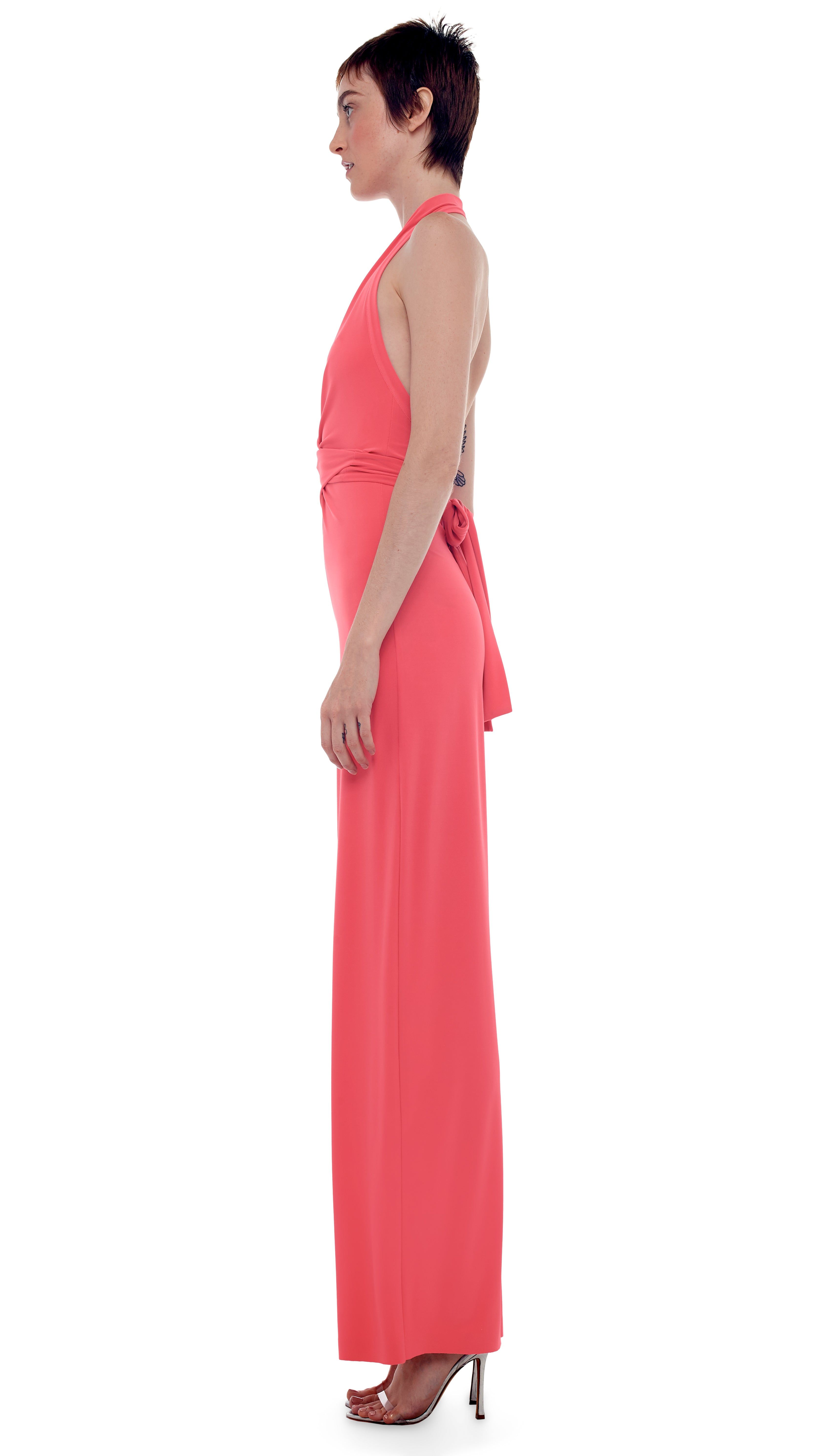 HALTER WRAP JUMPSUIT sold by Norma Kamali product image thumbnail 2