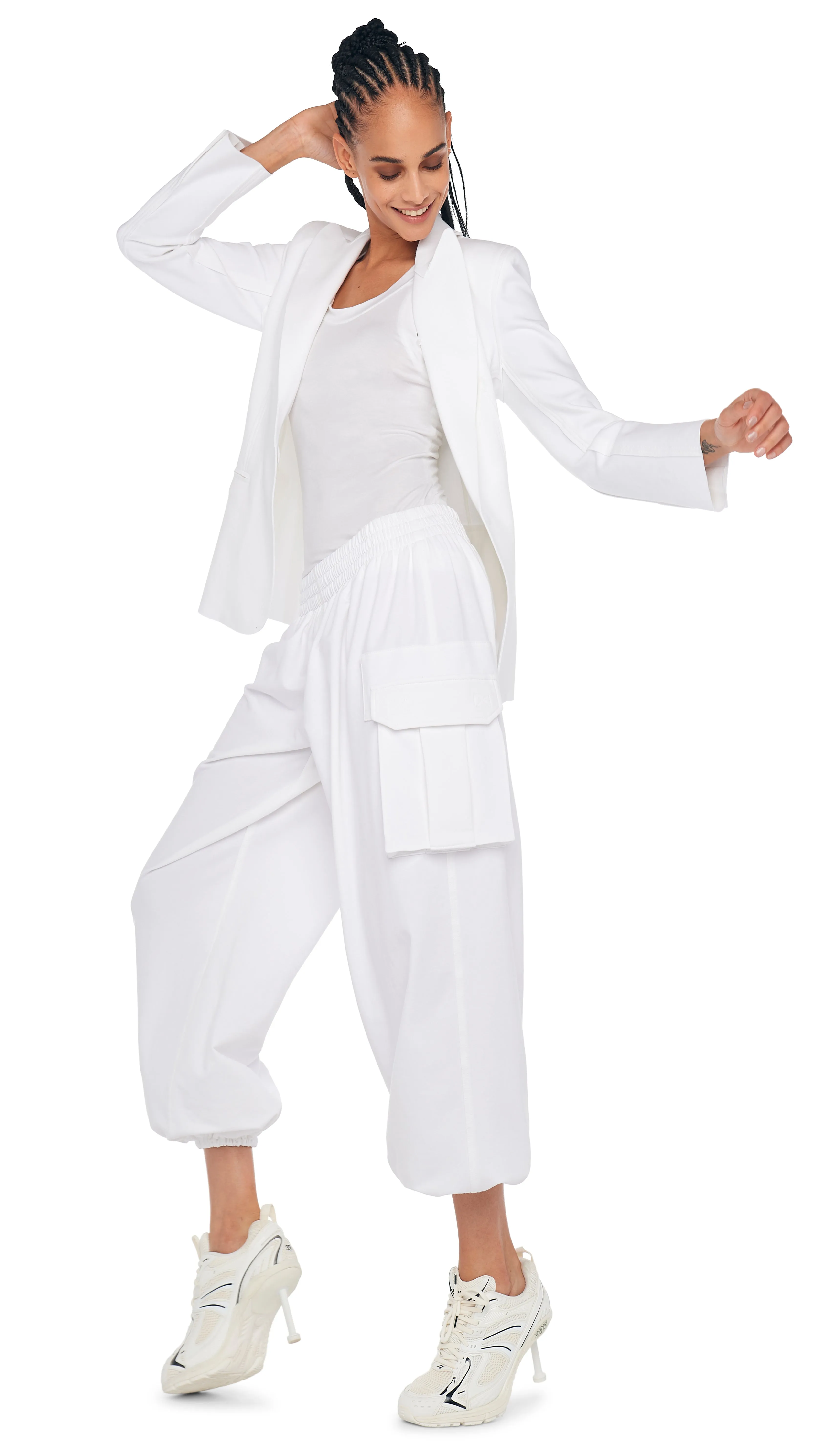 CLASSIC SINGLE BREASTED JACKET sold by Norma Kamali product image thumbnail 4