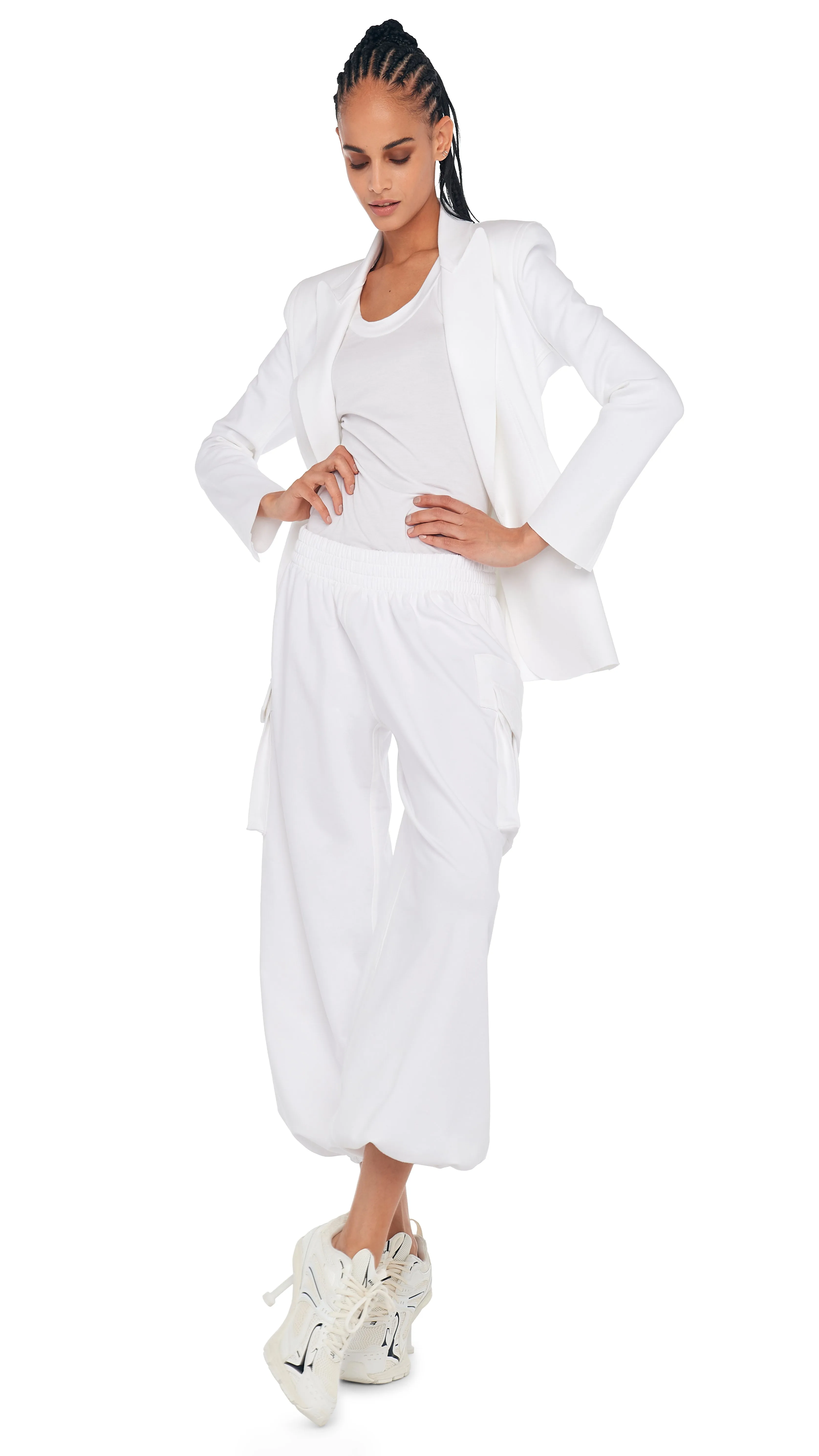 CLASSIC SINGLE BREASTED JACKET sold by Norma Kamali product image thumbnail 5