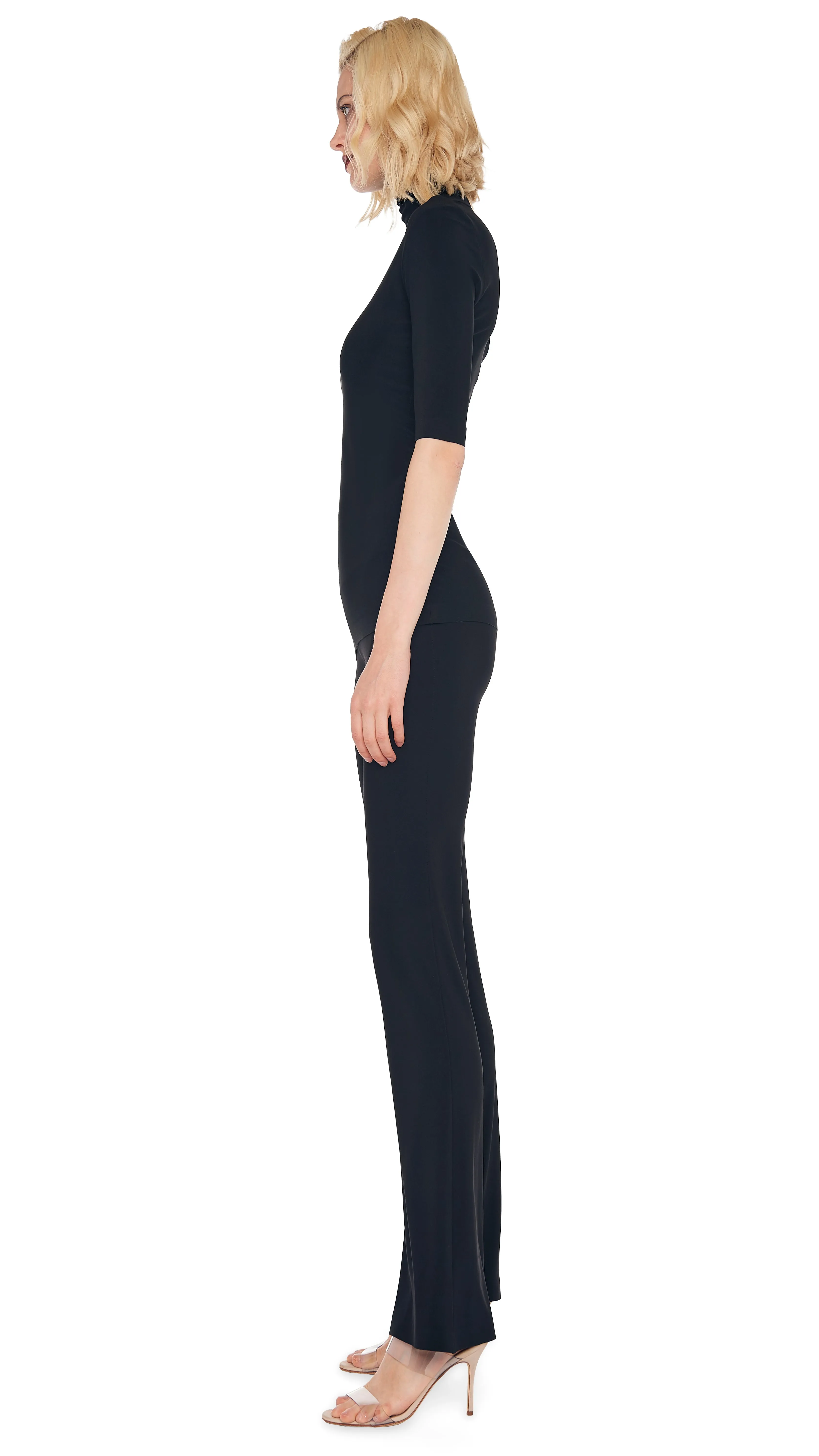 SHORT SLEEVE TURTLE TOP sold by Norma Kamali product image thumbnail 2