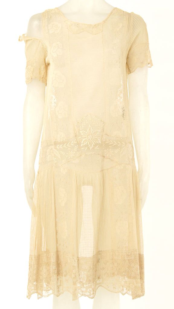 FLORAL LACE DRESS sold by Norma Kamali