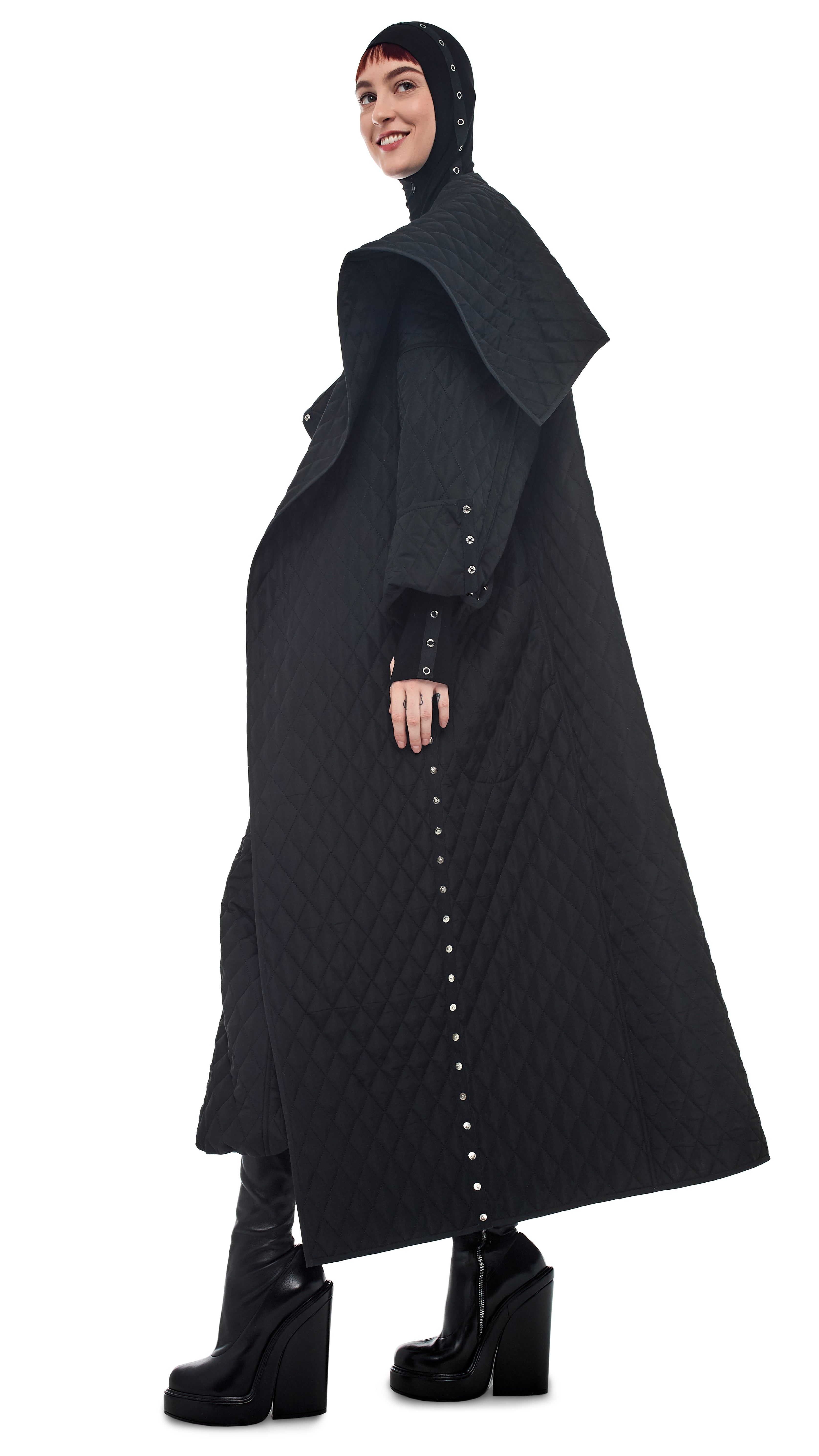 OS SIDE SNAP JACKET sold by Norma Kamali product image thumbnail 6