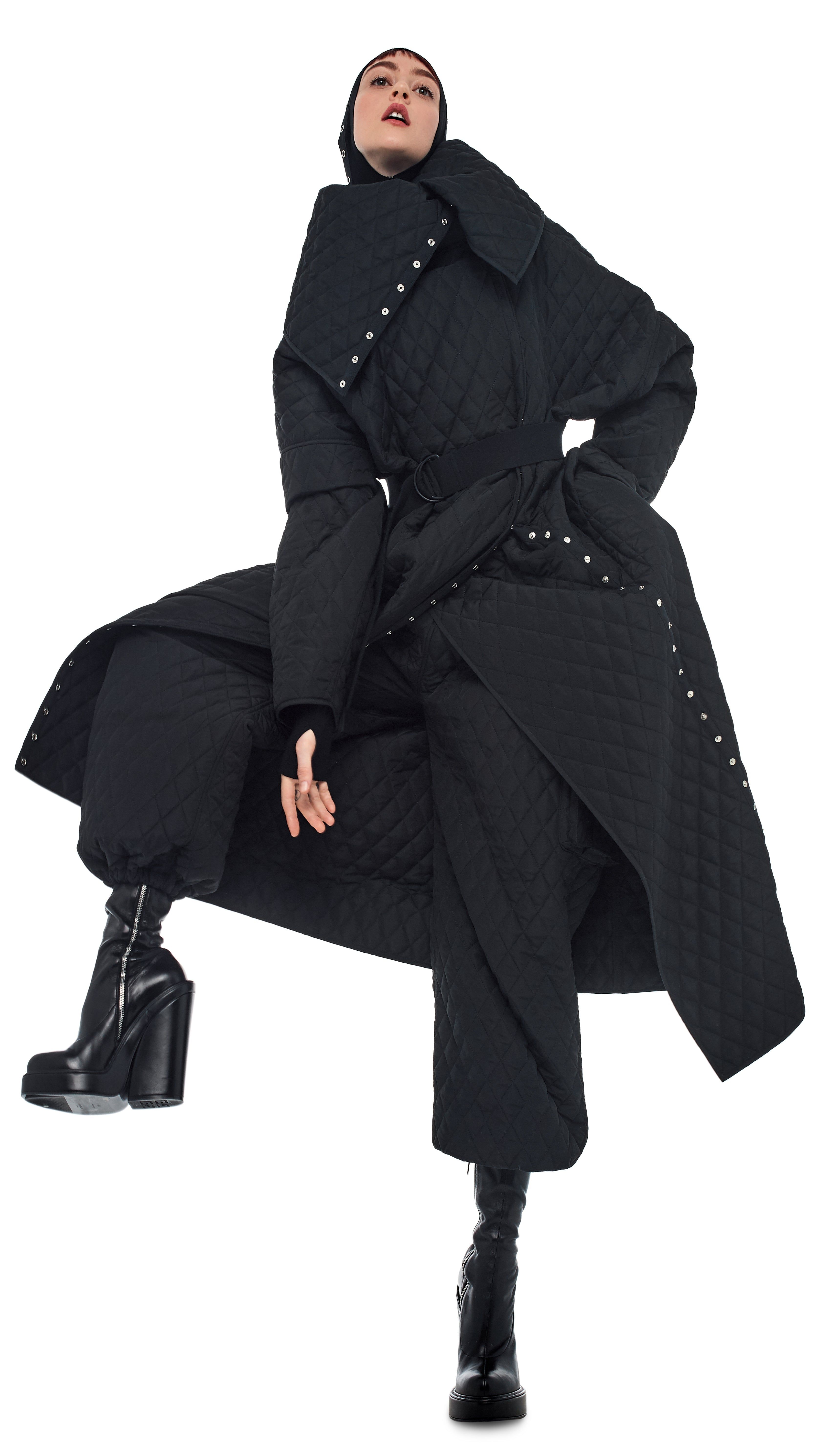 OS SIDE SNAP JACKET sold by Norma Kamali product image thumbnail 4