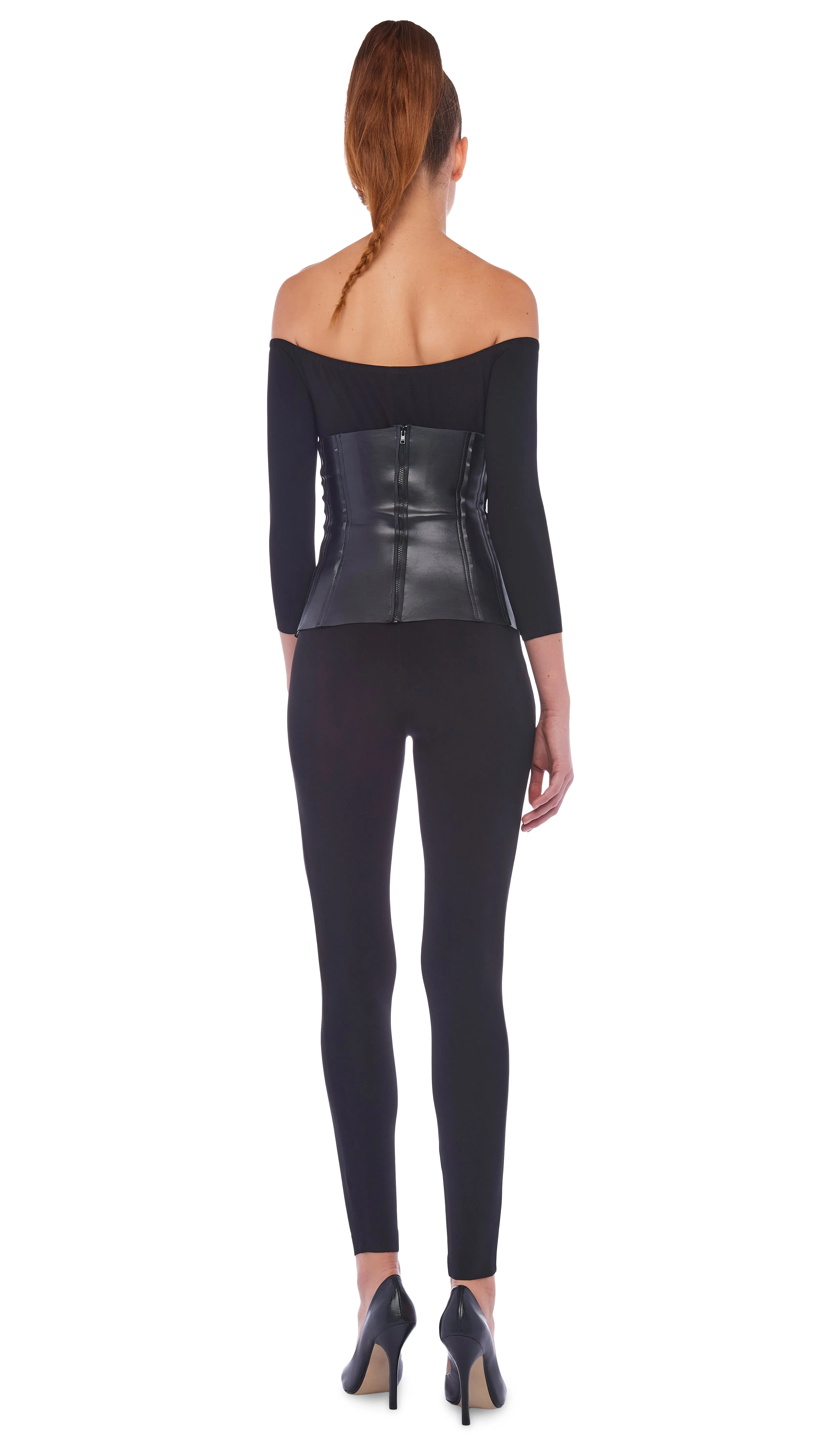 OFF SHOULDER CATSUIT sold by Norma Kamali product image thumbnail 3