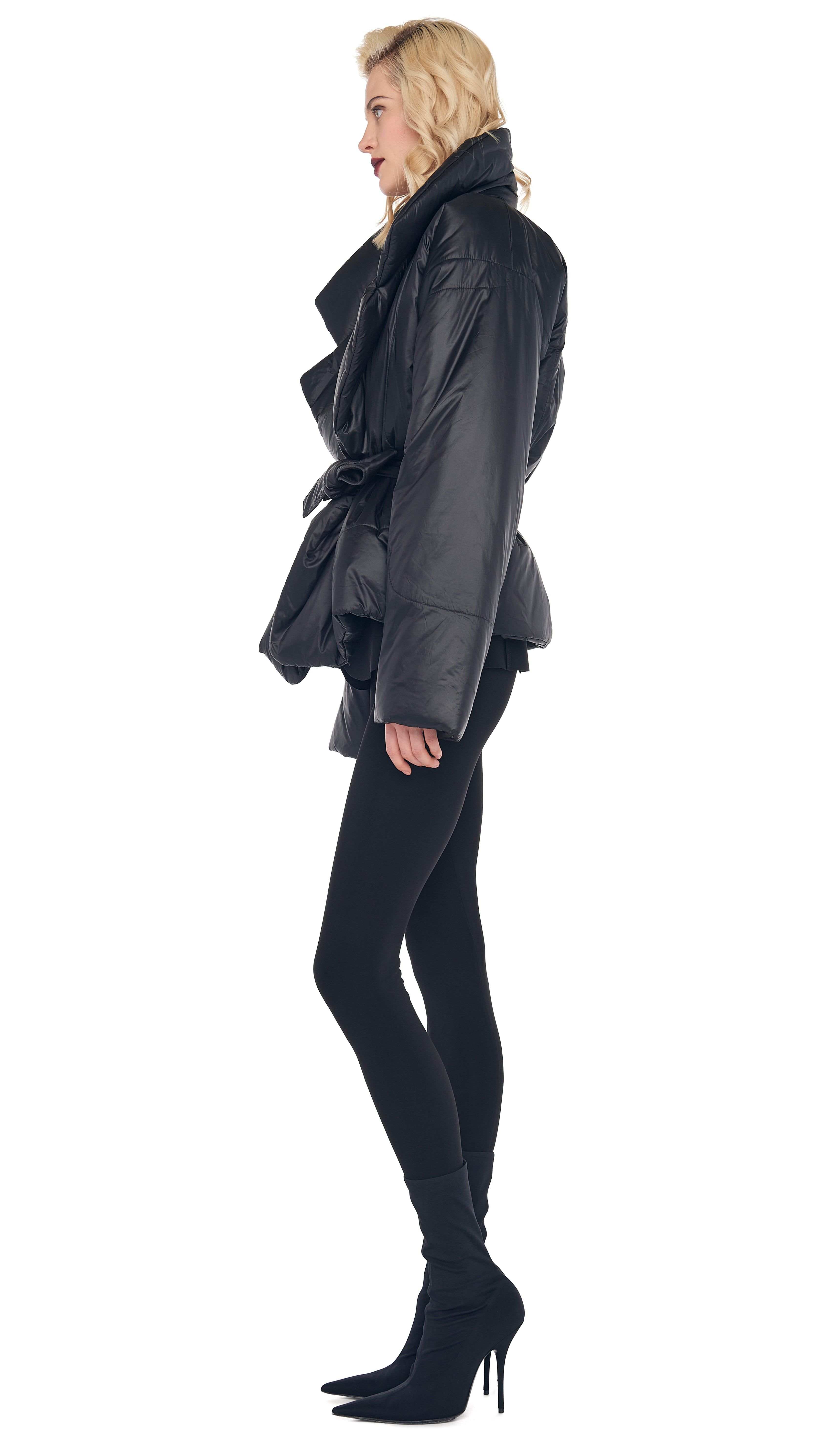 SLEEPING BAG COAT SHORT with LEGGING W/ FOOTIE W/O WAISTBAND sold by Norma Kamali product image thumbnail 2