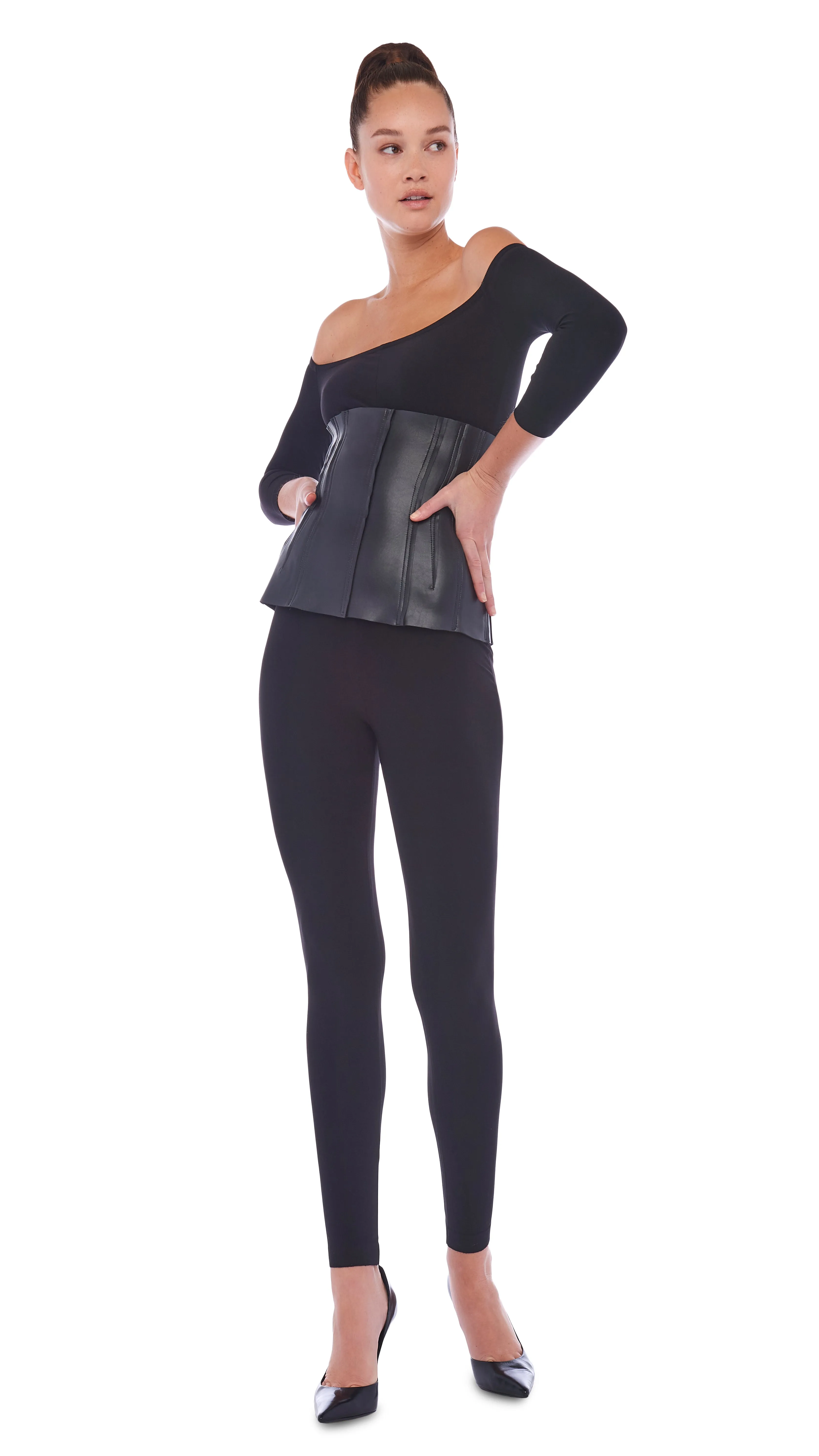 OFF SHOULDER CATSUIT sold by Norma Kamali product image thumbnail 5