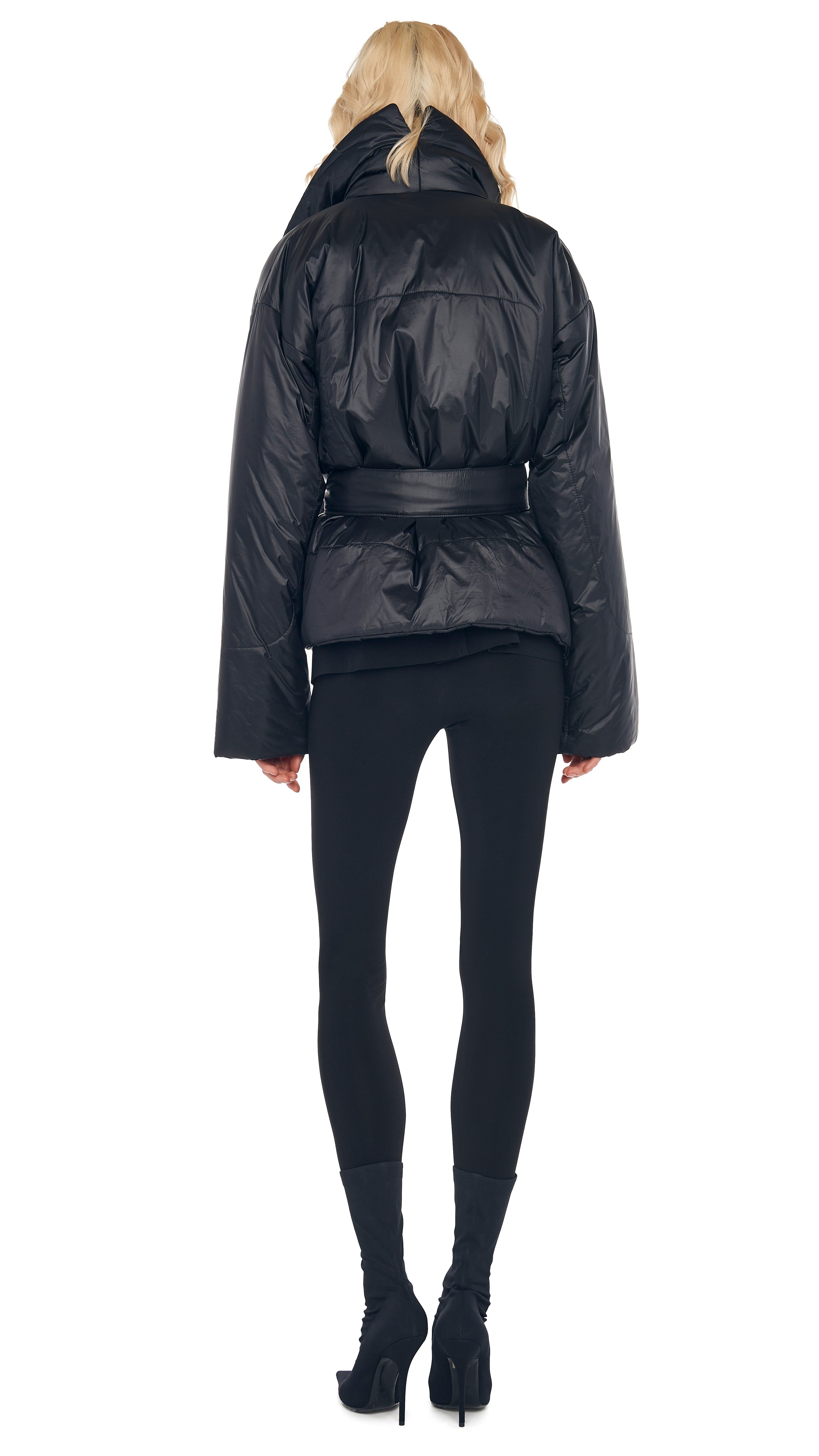 SLEEPING BAG COAT SHORT with LEGGING W/ FOOTIE W/O WAISTBAND sold by Norma Kamali product image thumbnail 3