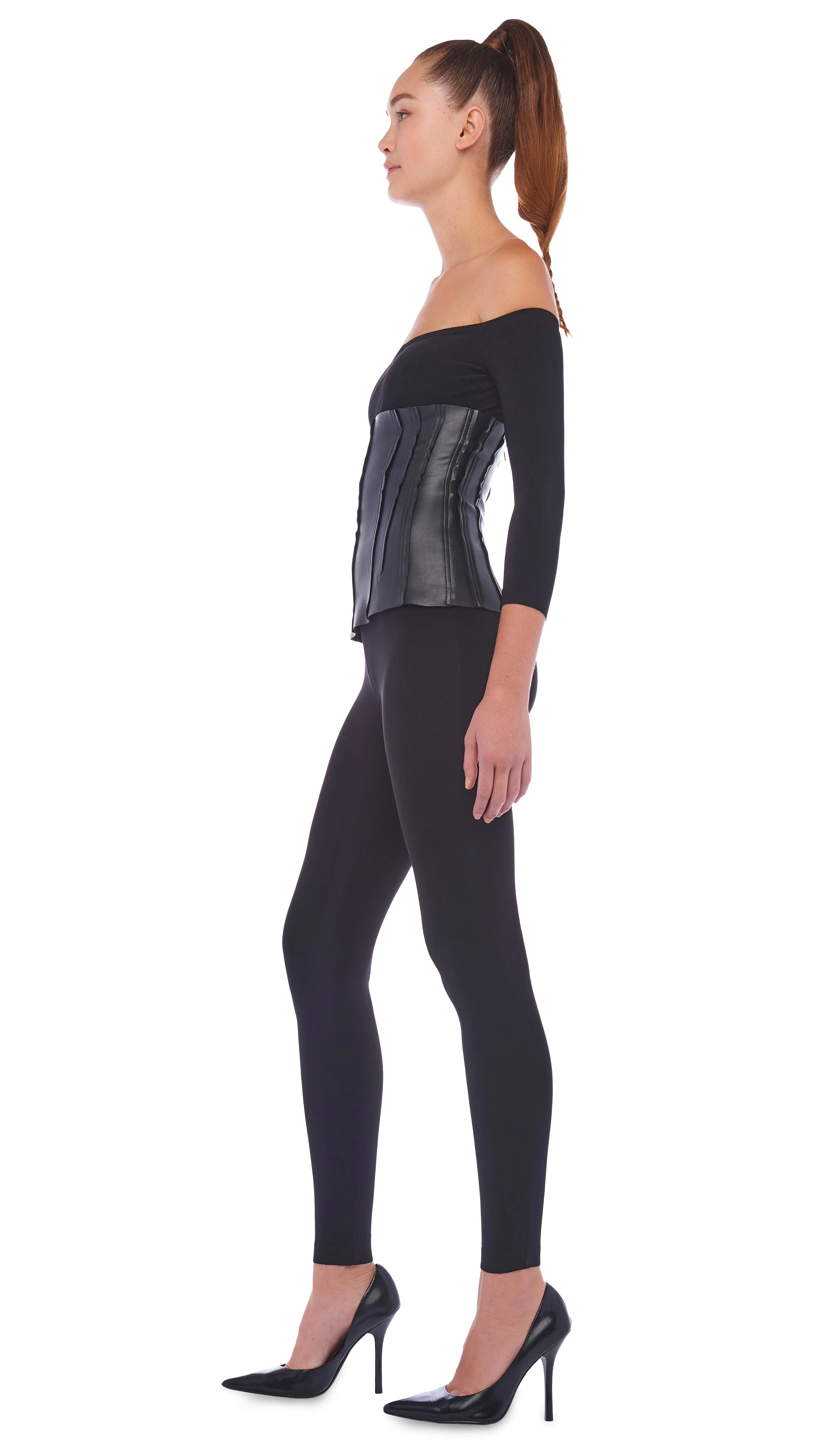 OFF SHOULDER CATSUIT sold by Norma Kamali product image thumbnail 2