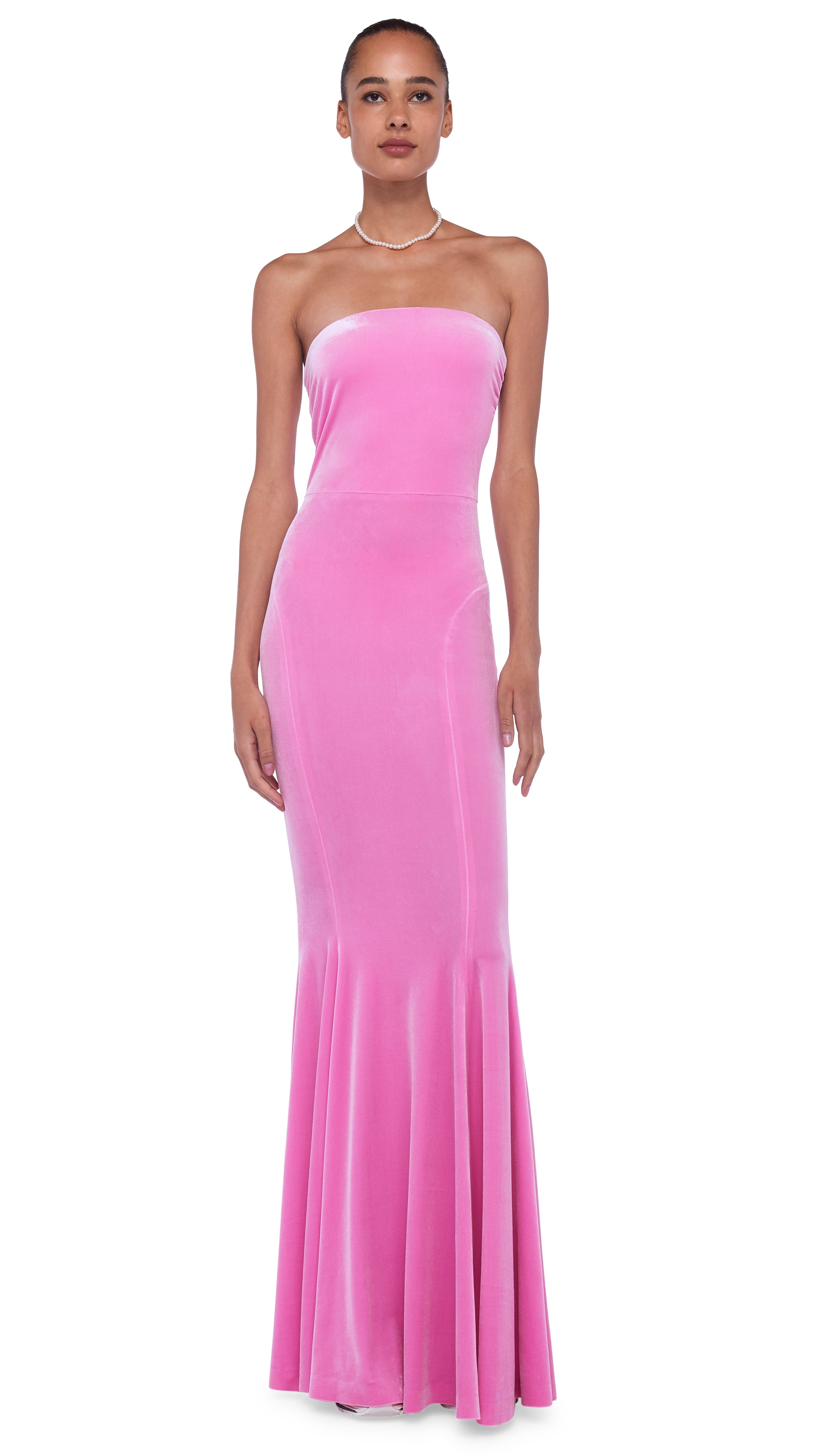 STRAPLESS FISHTAIL GOWN sold by Norma Kamali