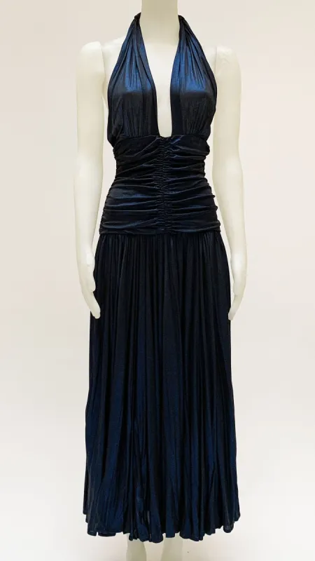 HALTER BILL PLEATED GOWN sold by Norma Kamali