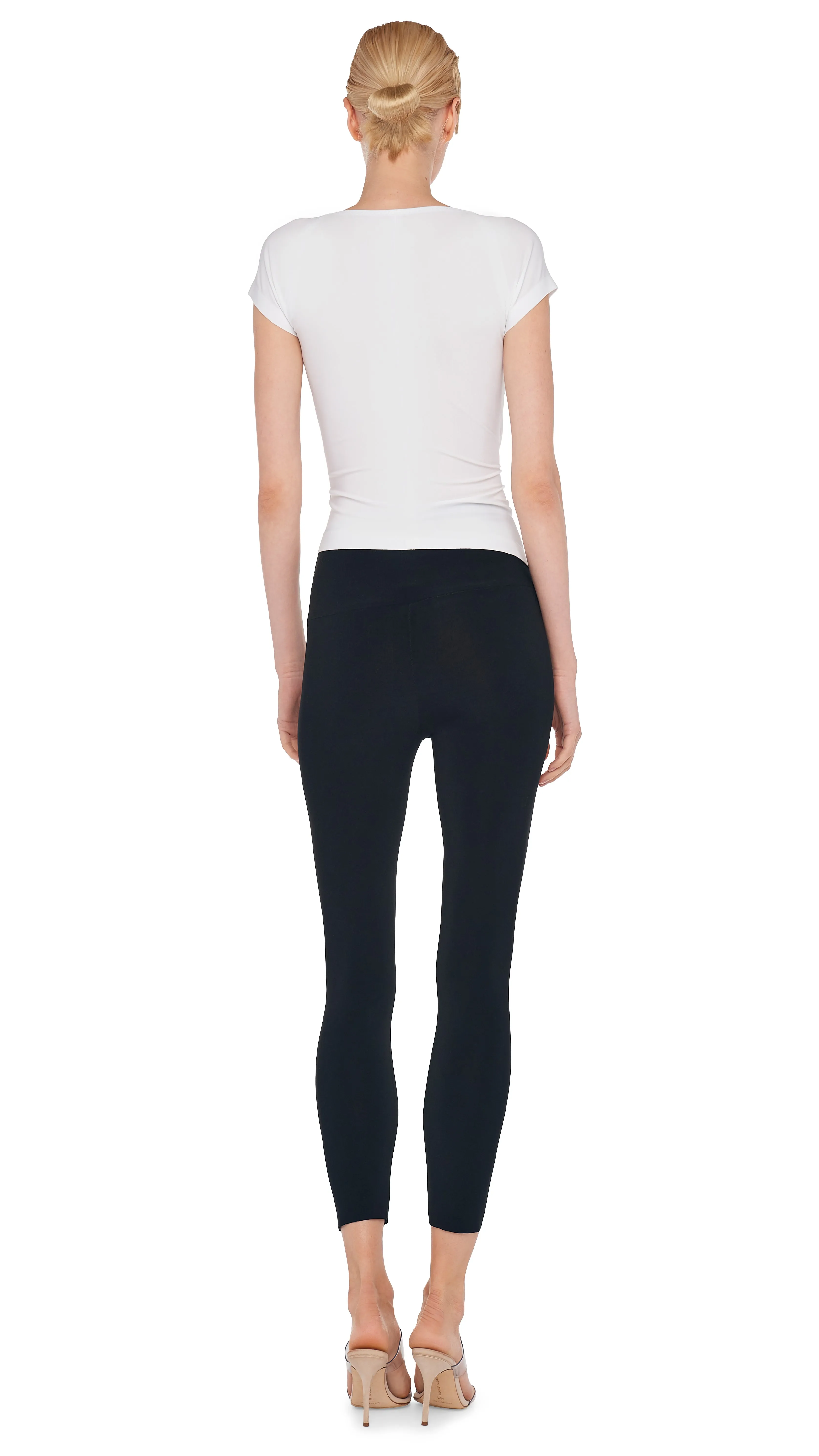 CAP SLEEVE SWEETHEART SIDE DRAPE TOP sold by Norma Kamali product image thumbnail 3