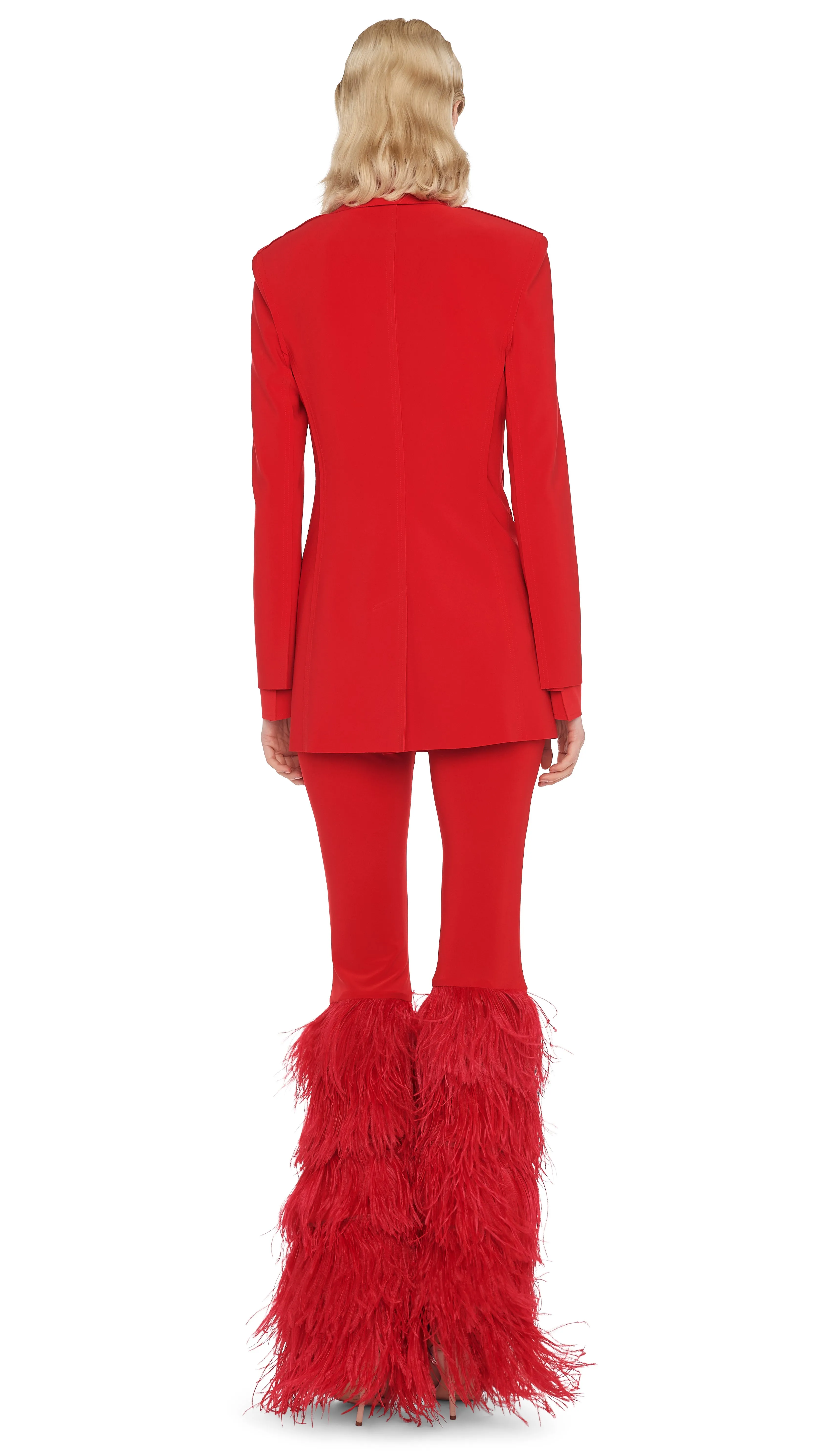 FEATHER FISHTAIL PANT sold by Norma Kamali product image thumbnail 3