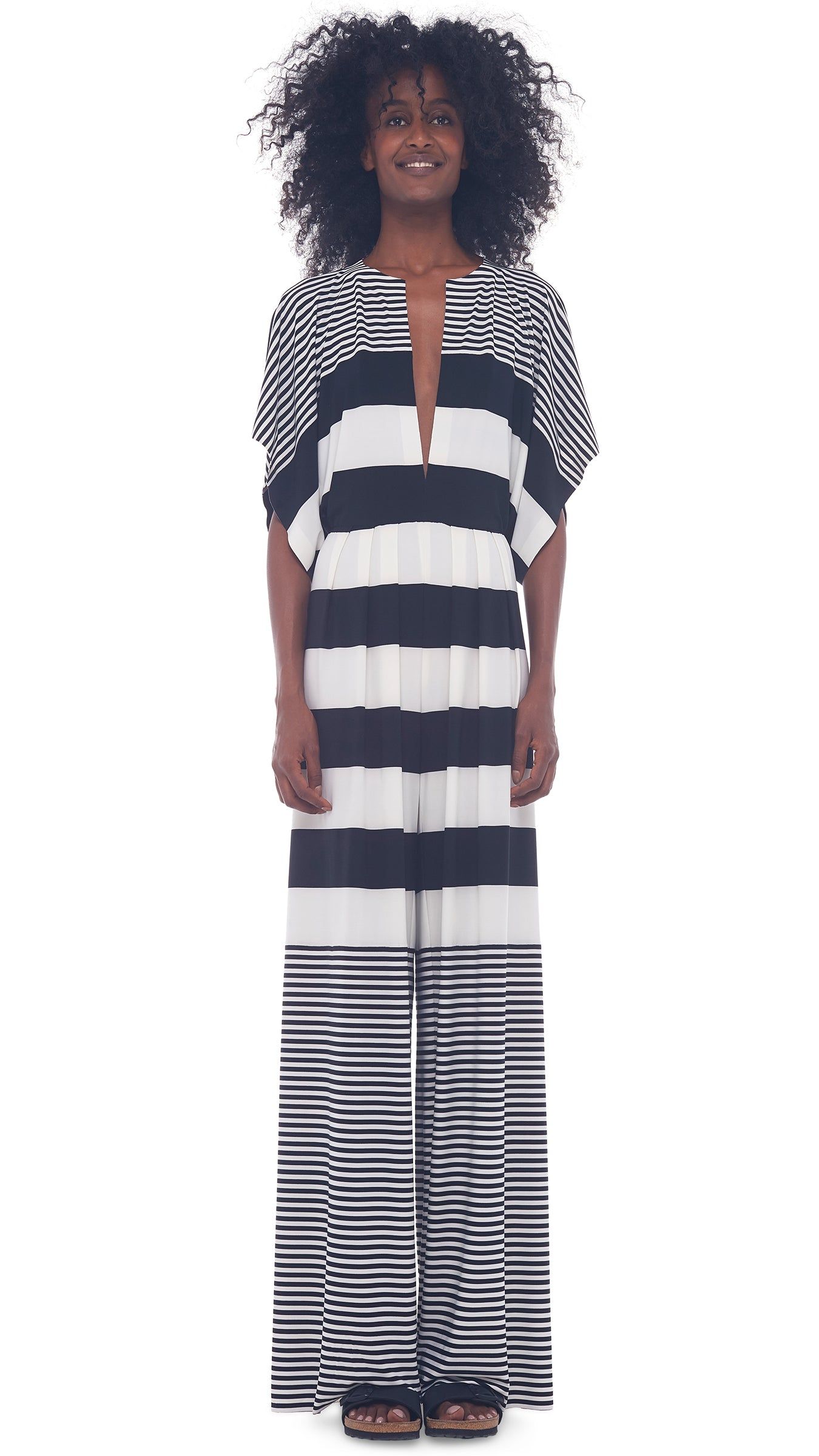 SPLICED RECTANGLE JUMPSUIT sold by Norma Kamali