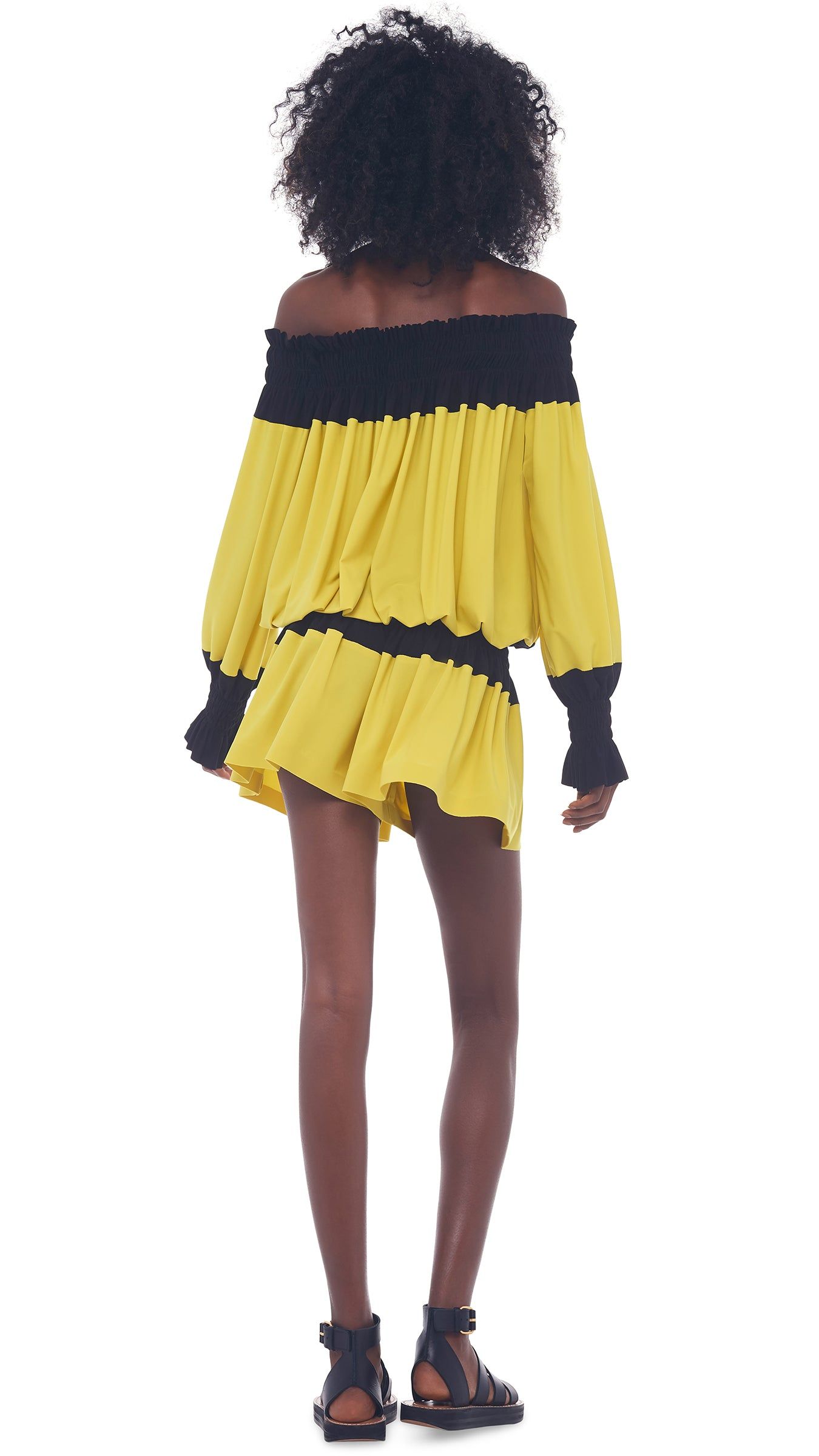 SPLICED PEASANT JUMPSHORT sold by Norma Kamali product image thumbnail 3