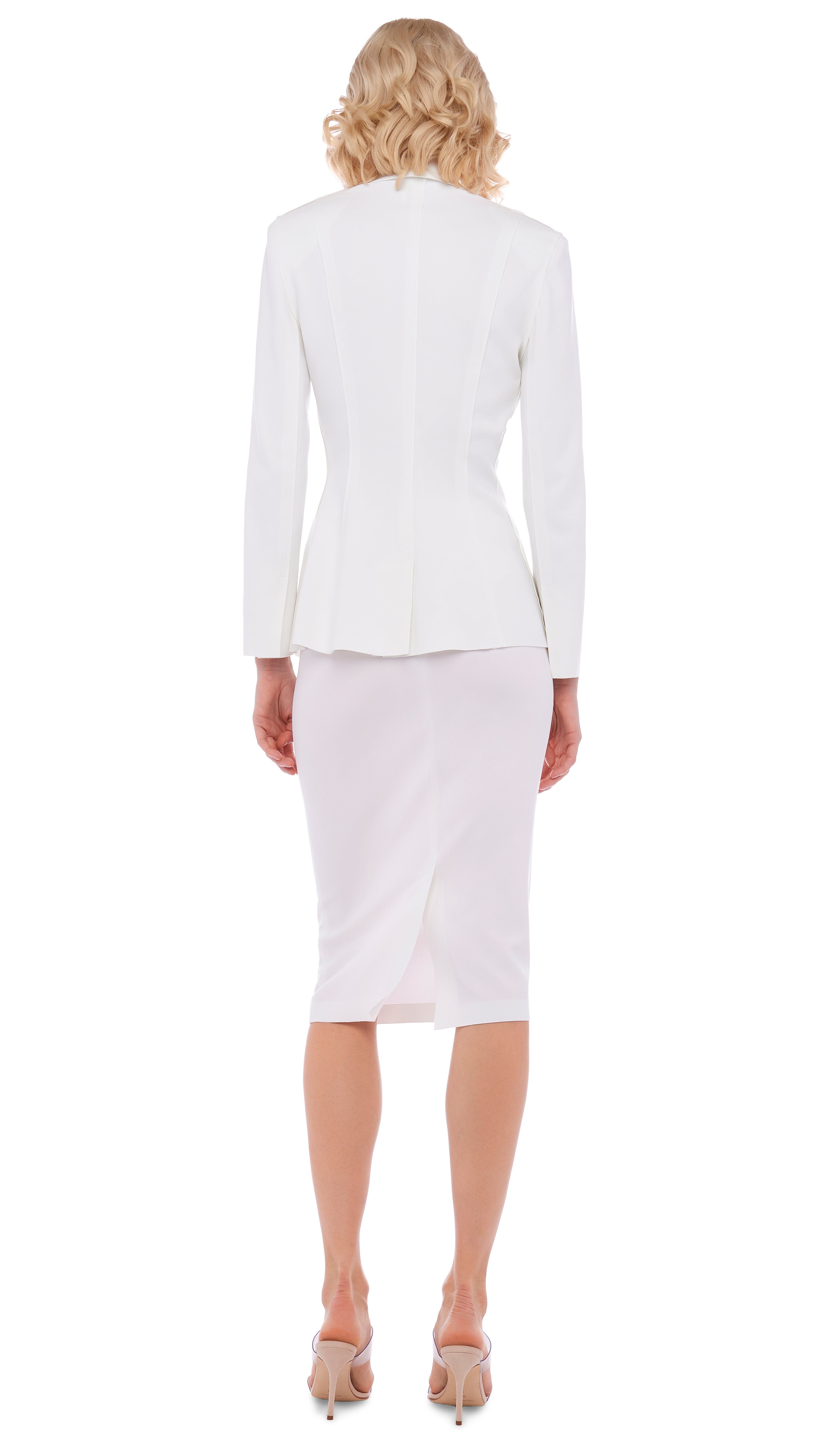 SINGLE BREASTED BOY FIT JACKET sold by Norma Kamali product image thumbnail 3