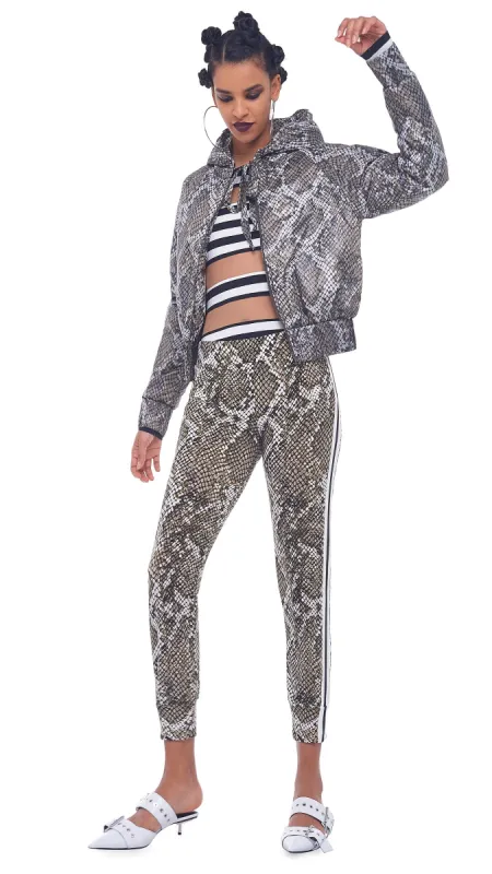 HOODED BOMBER JACKET made by Norma Kamali