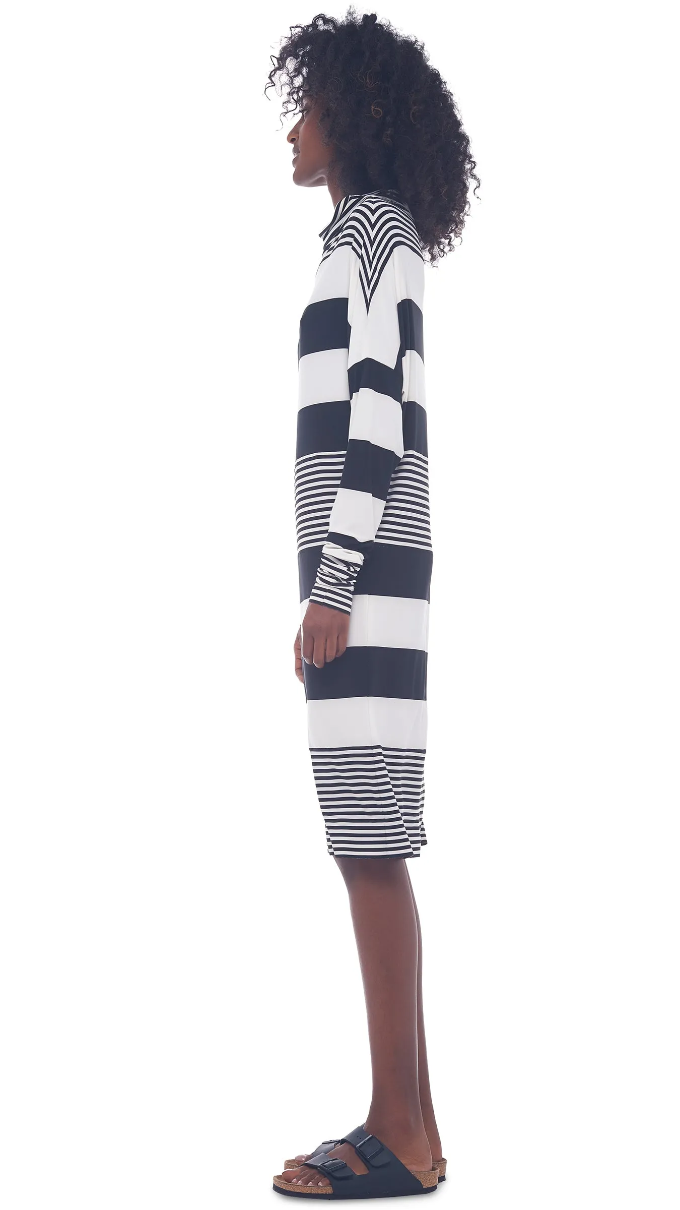 SPLICED ALL IN ONE DRESS sold by Norma Kamali product image thumbnail 2