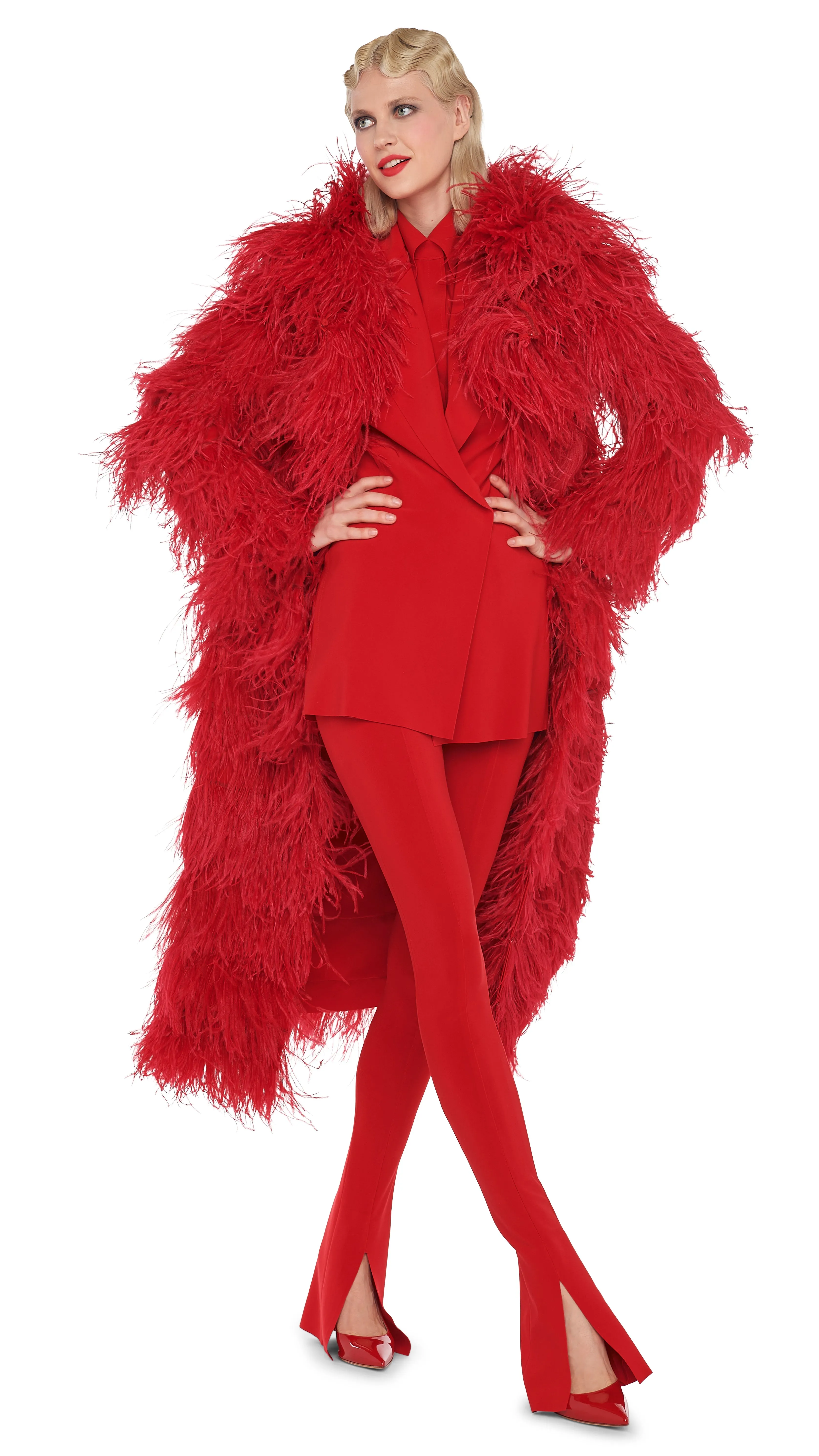 ALL OVER FEATHER JACKET sold by Norma Kamali product image thumbnail 5