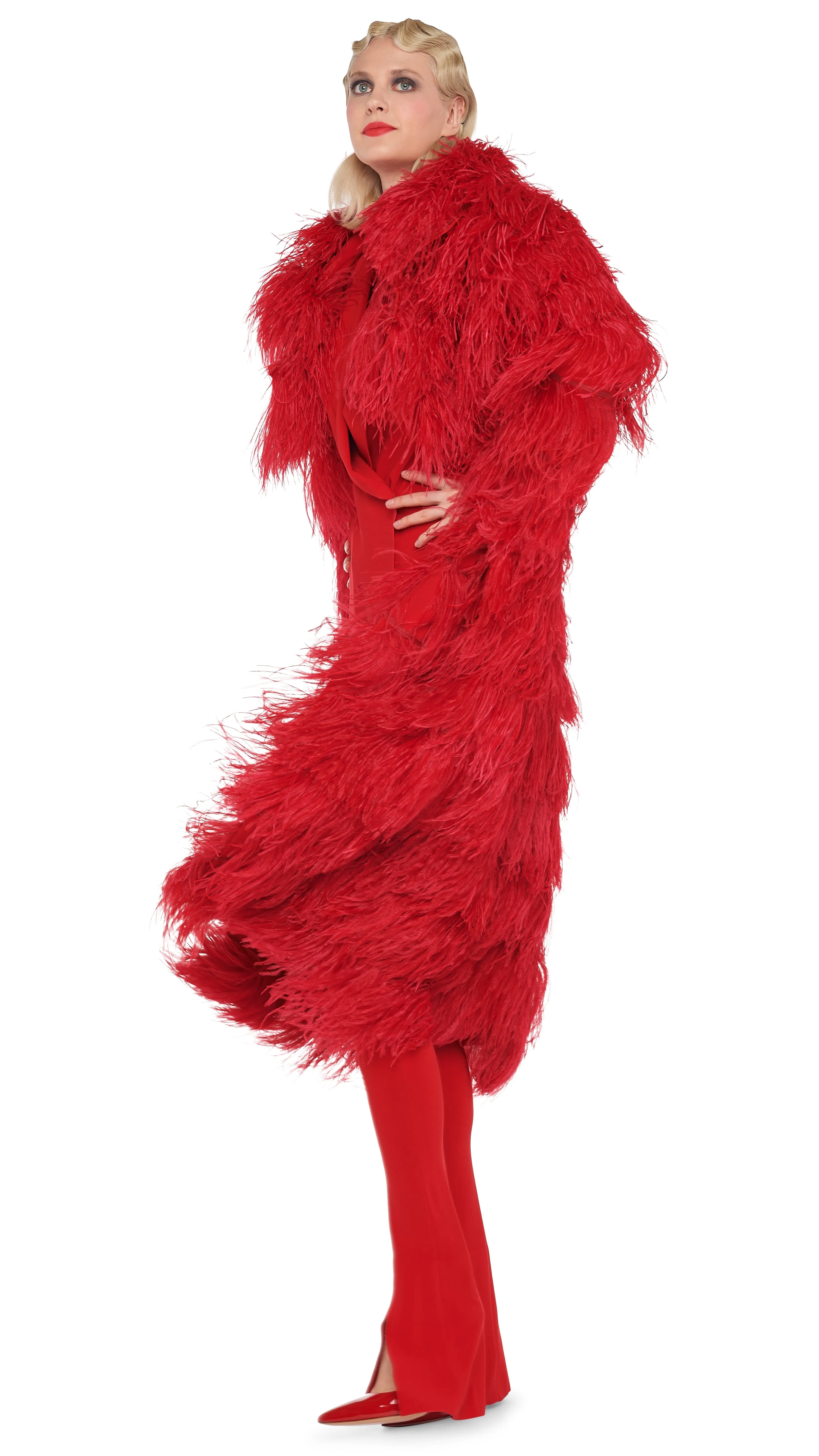 ALL OVER FEATHER JACKET sold by Norma Kamali product image thumbnail 2