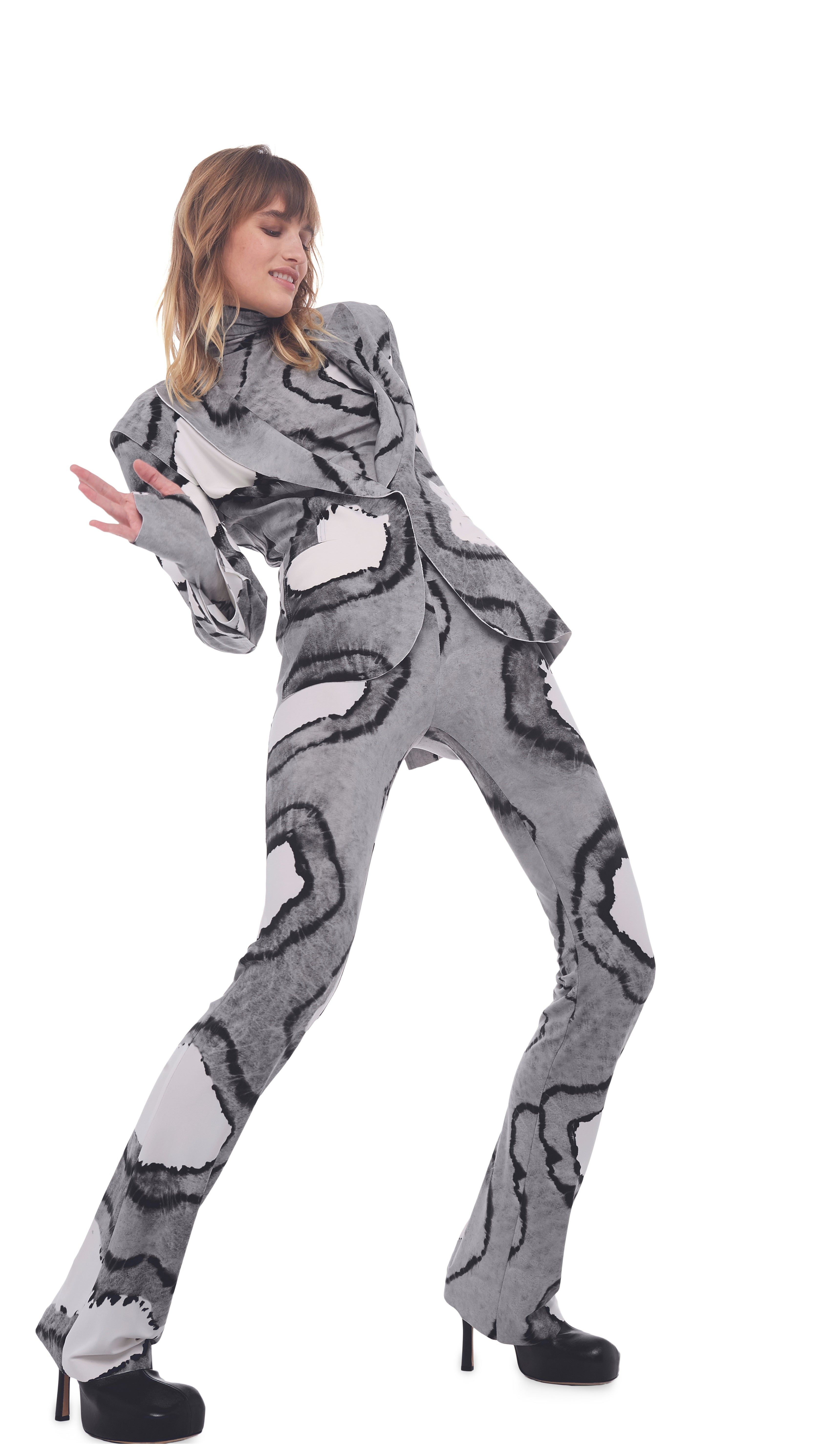 SINGLE BREASTED JACKET sold by Norma Kamali product image thumbnail 7