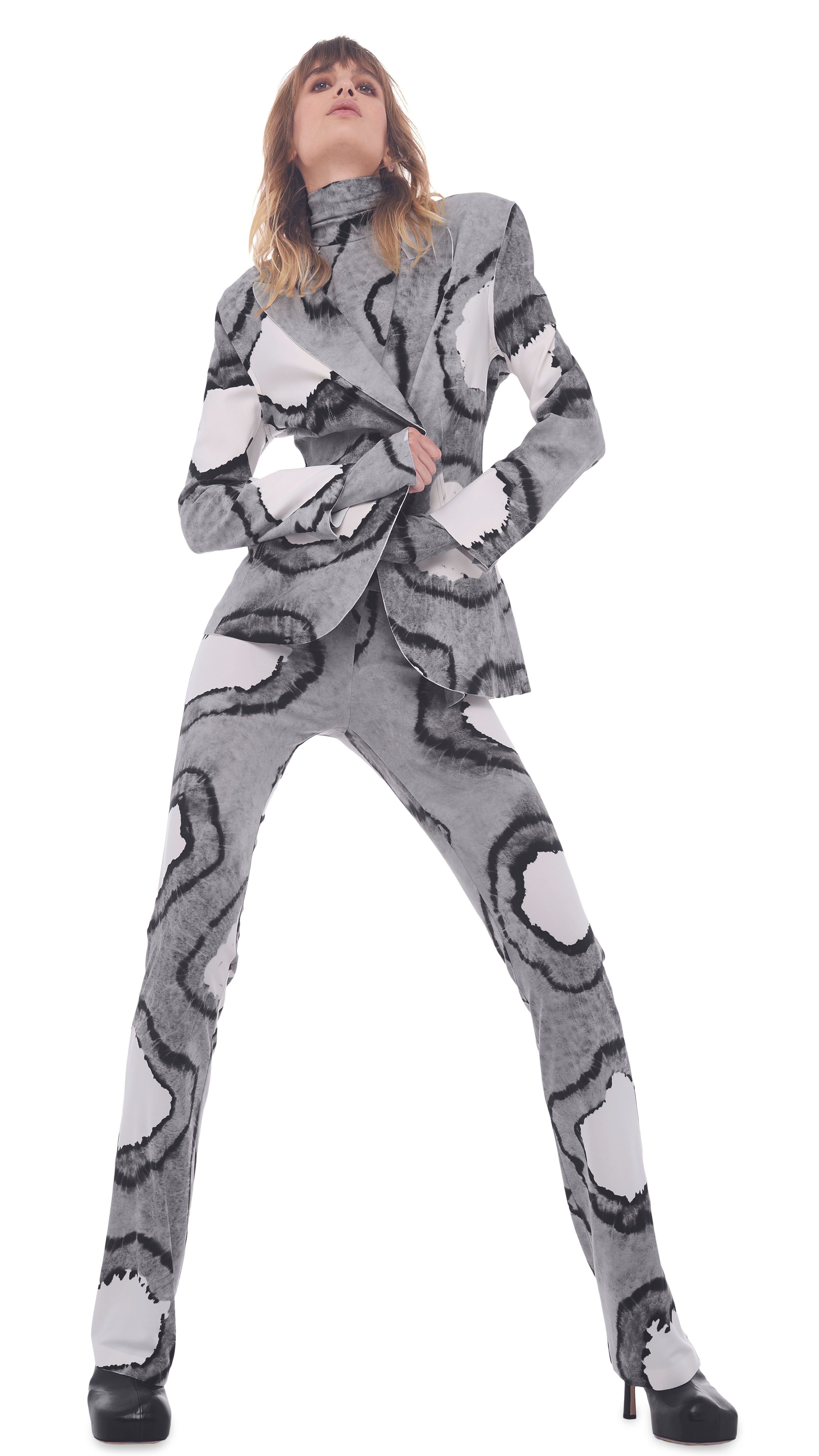 SINGLE BREASTED JACKET sold by Norma Kamali product image thumbnail 4