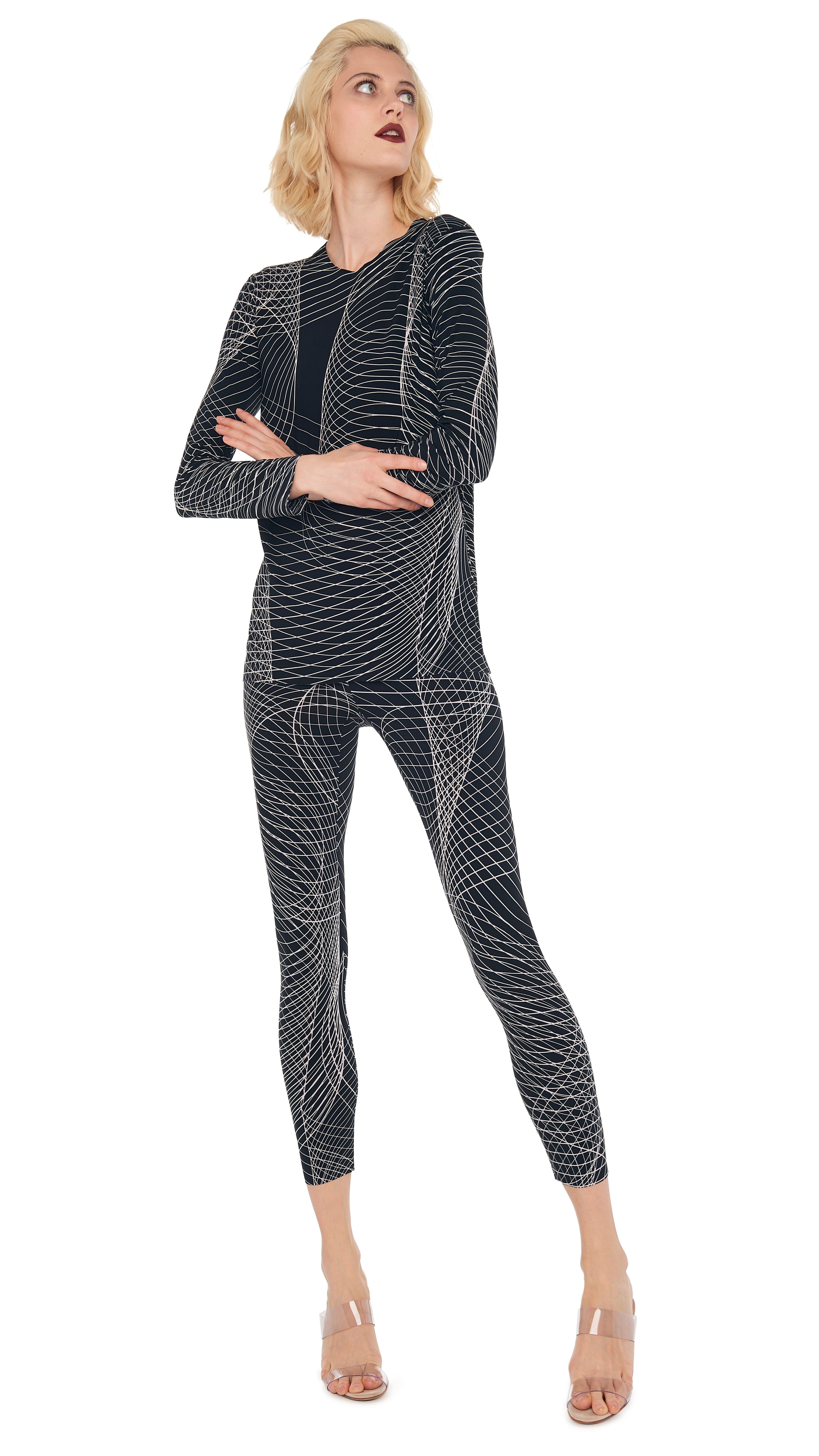 LONG SLEEVE CREW TOP sold by Norma Kamali product image thumbnail 5