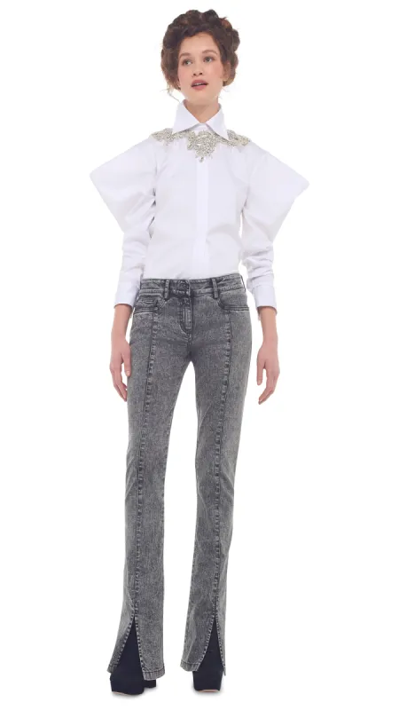 SPAT LEGGING JEANS made by Norma Kamali