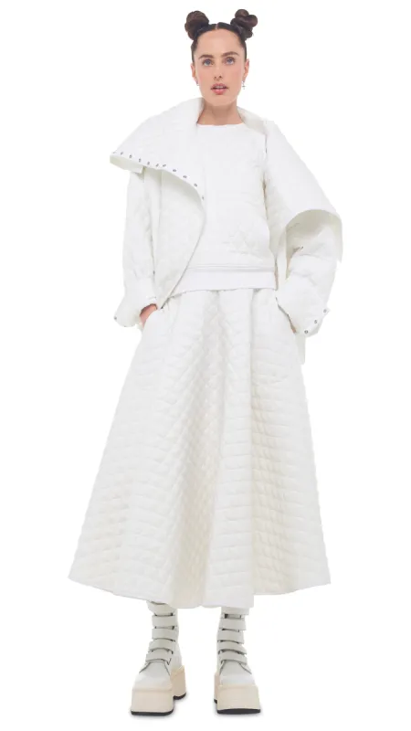 OVERSIZED SIDE SNAP JACKET sold by Norma Kamali