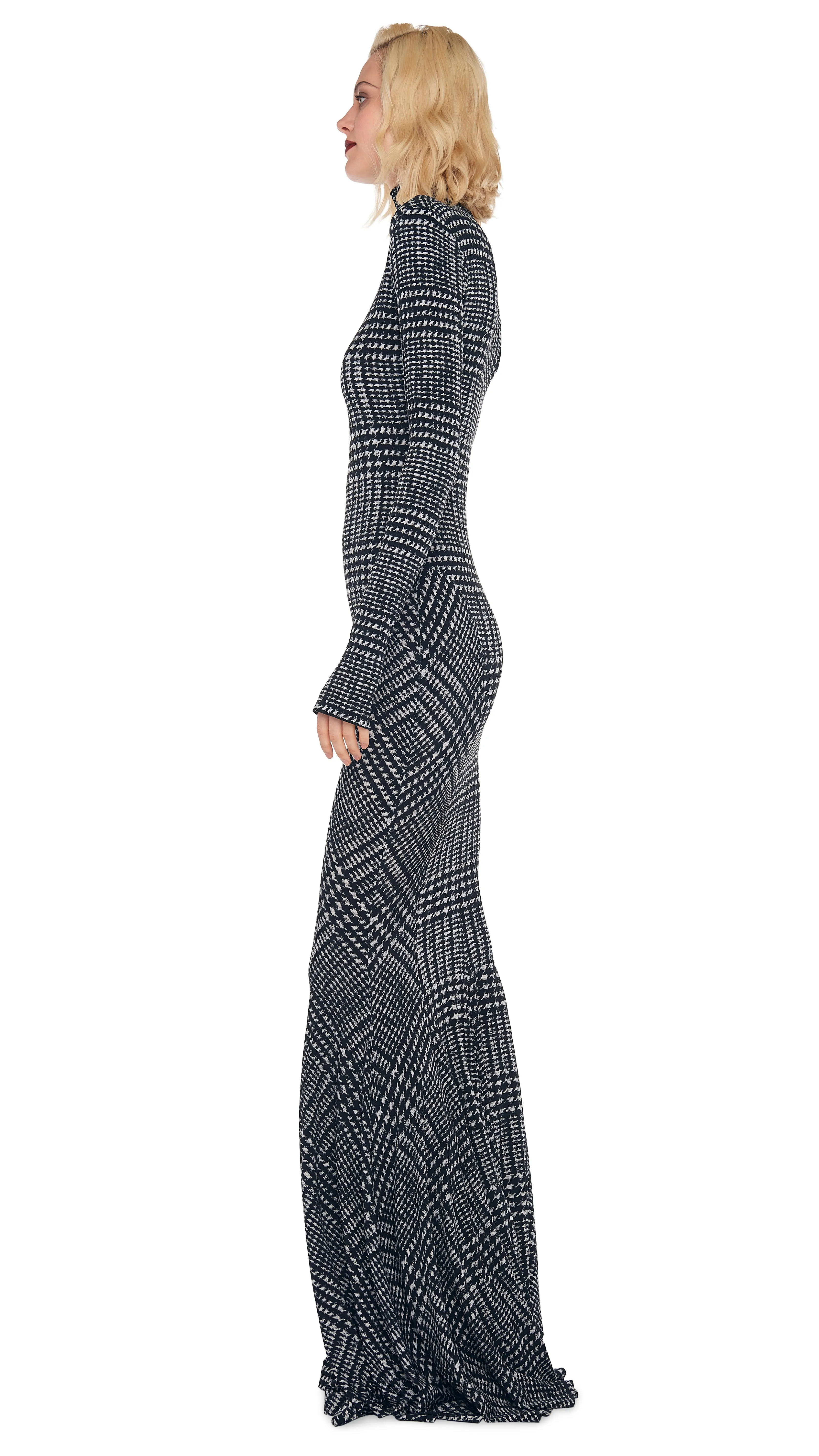 TURTLE FISHTAIL GOWN sold by Norma Kamali product image thumbnail 2