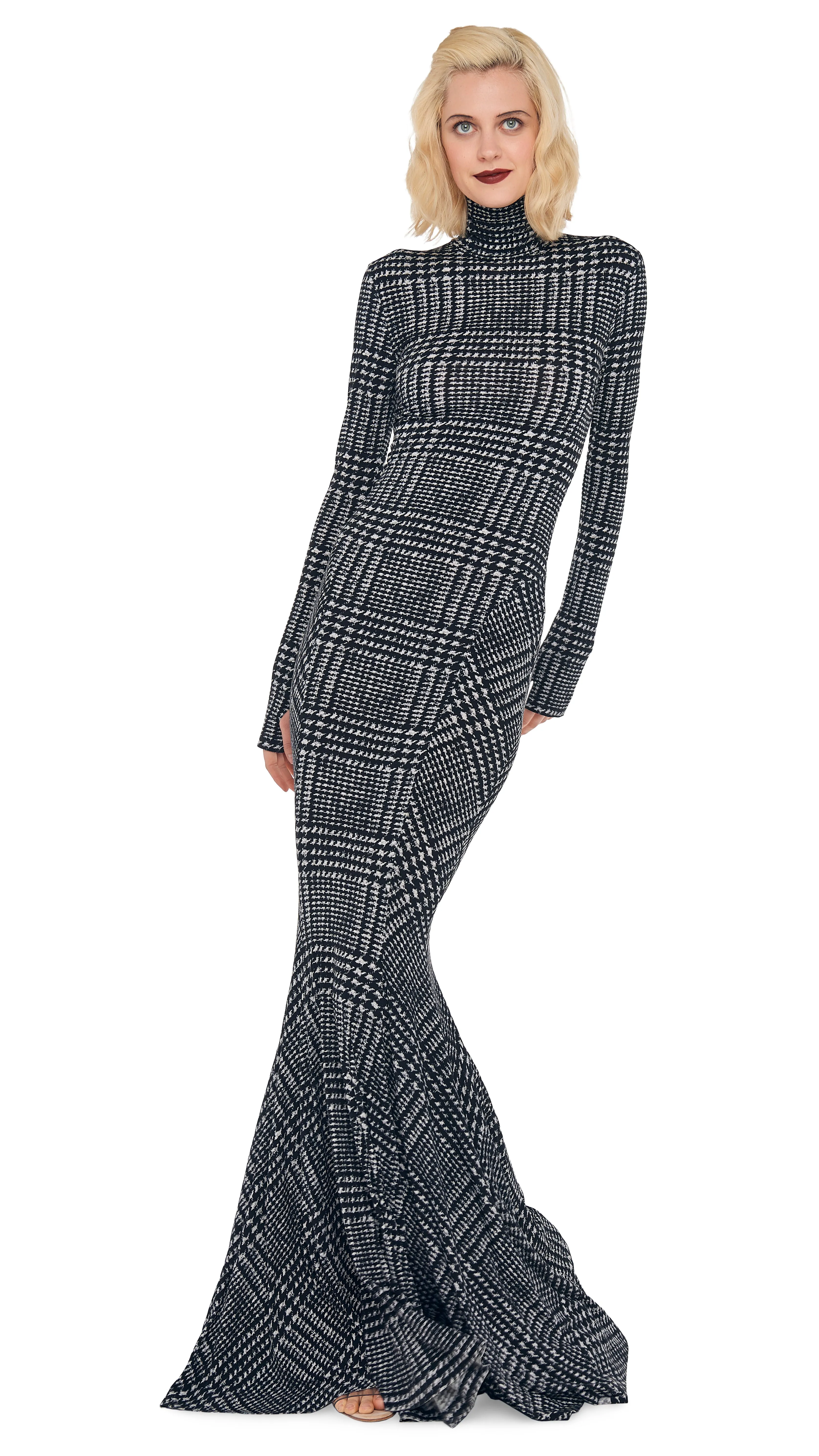 TURTLE FISHTAIL GOWN sold by Norma Kamali product image thumbnail 4