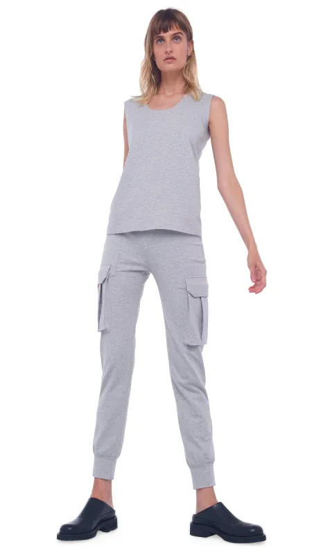 SLEEVELESS U NECK TANK sold by Norma Kamali