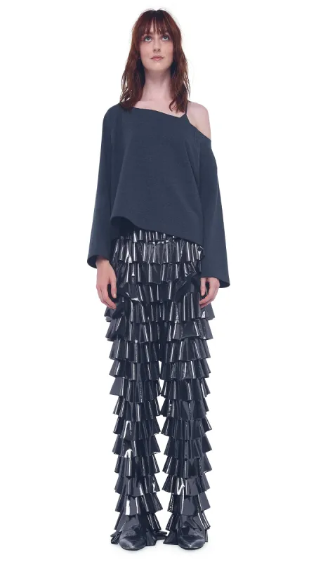 DROP SHOULDER SWEATSHIRT sold by Norma Kamali